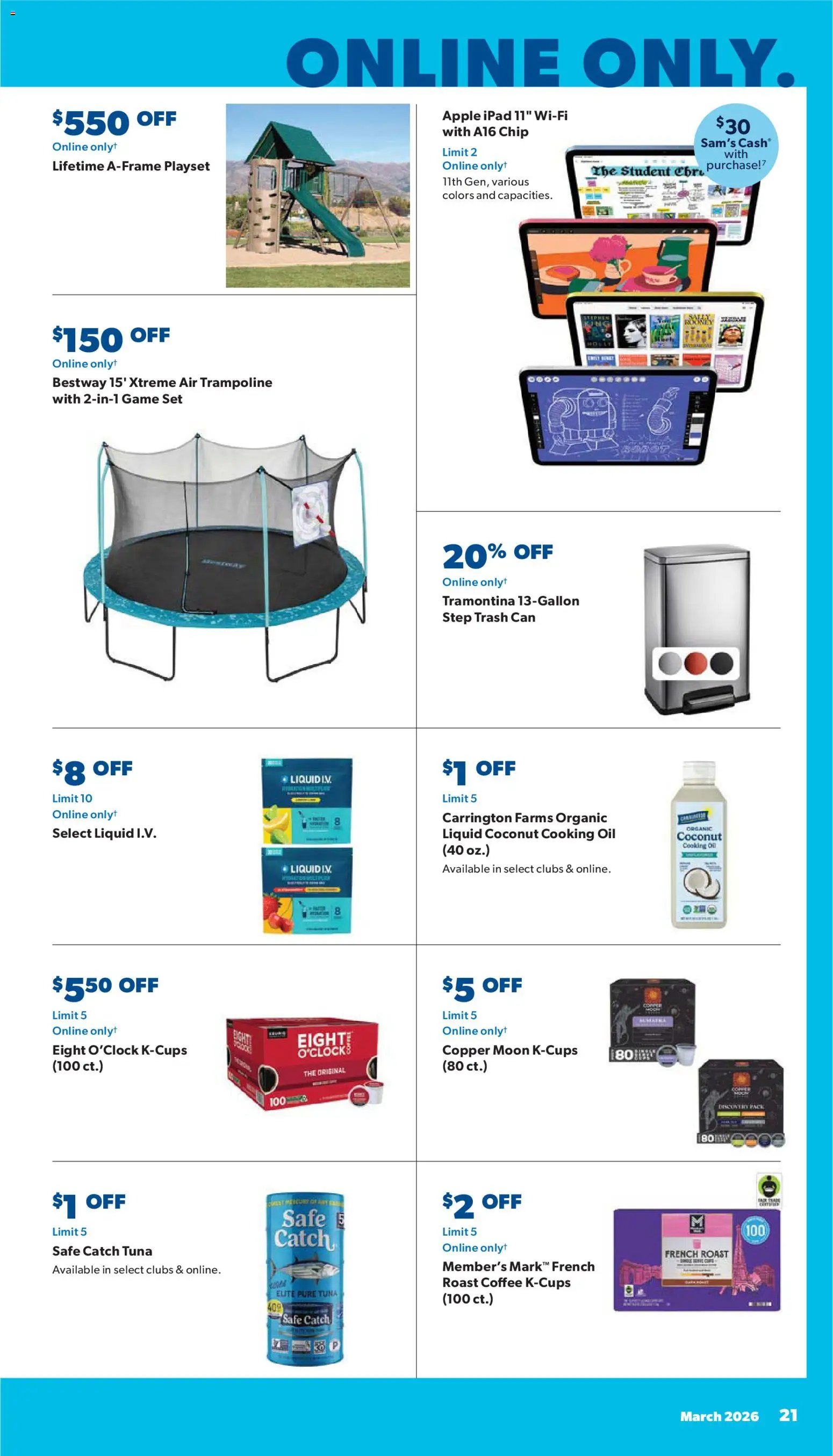 Sam's Club Instant Savings Book March