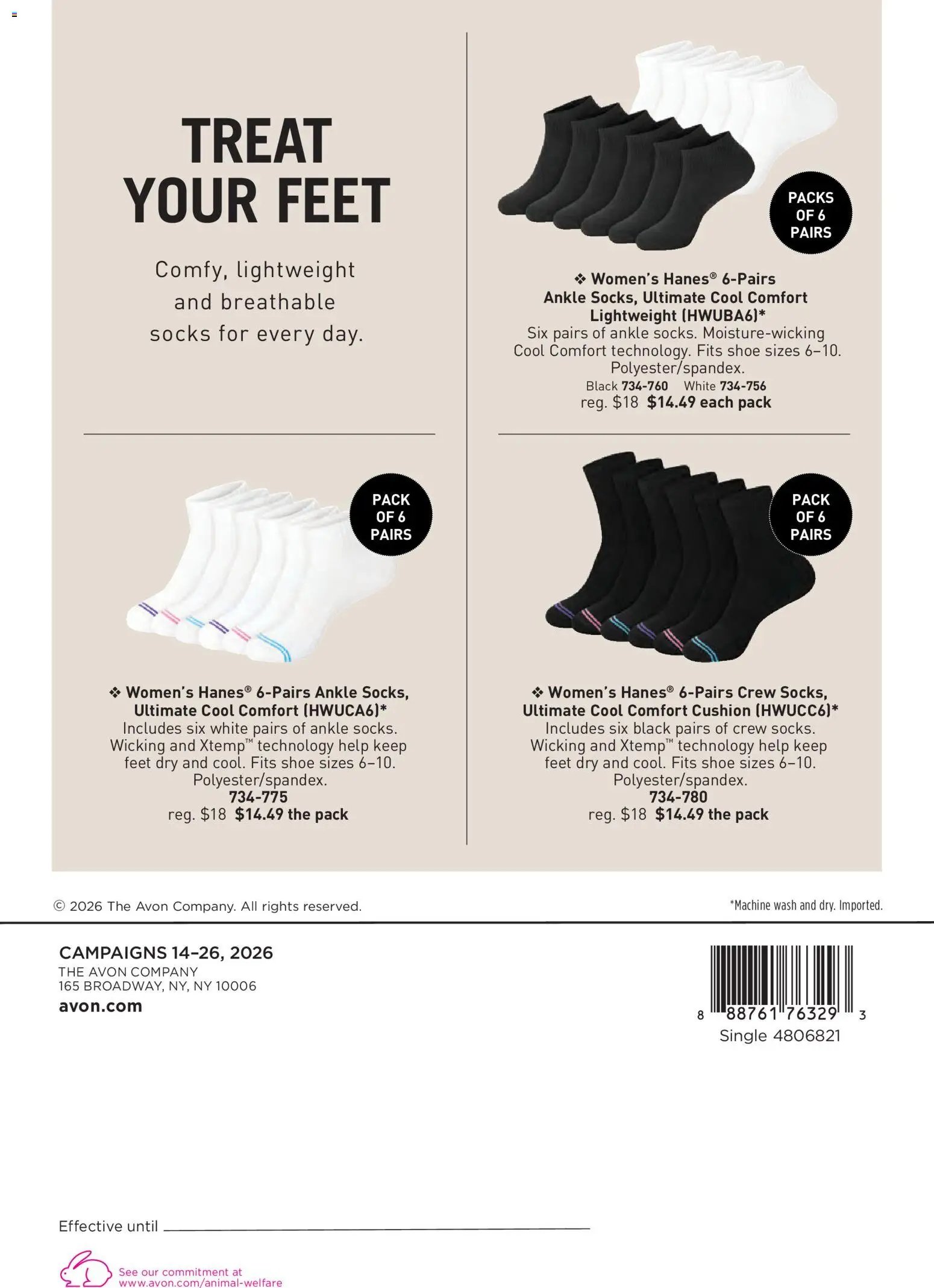 Avon Hanes Flyer