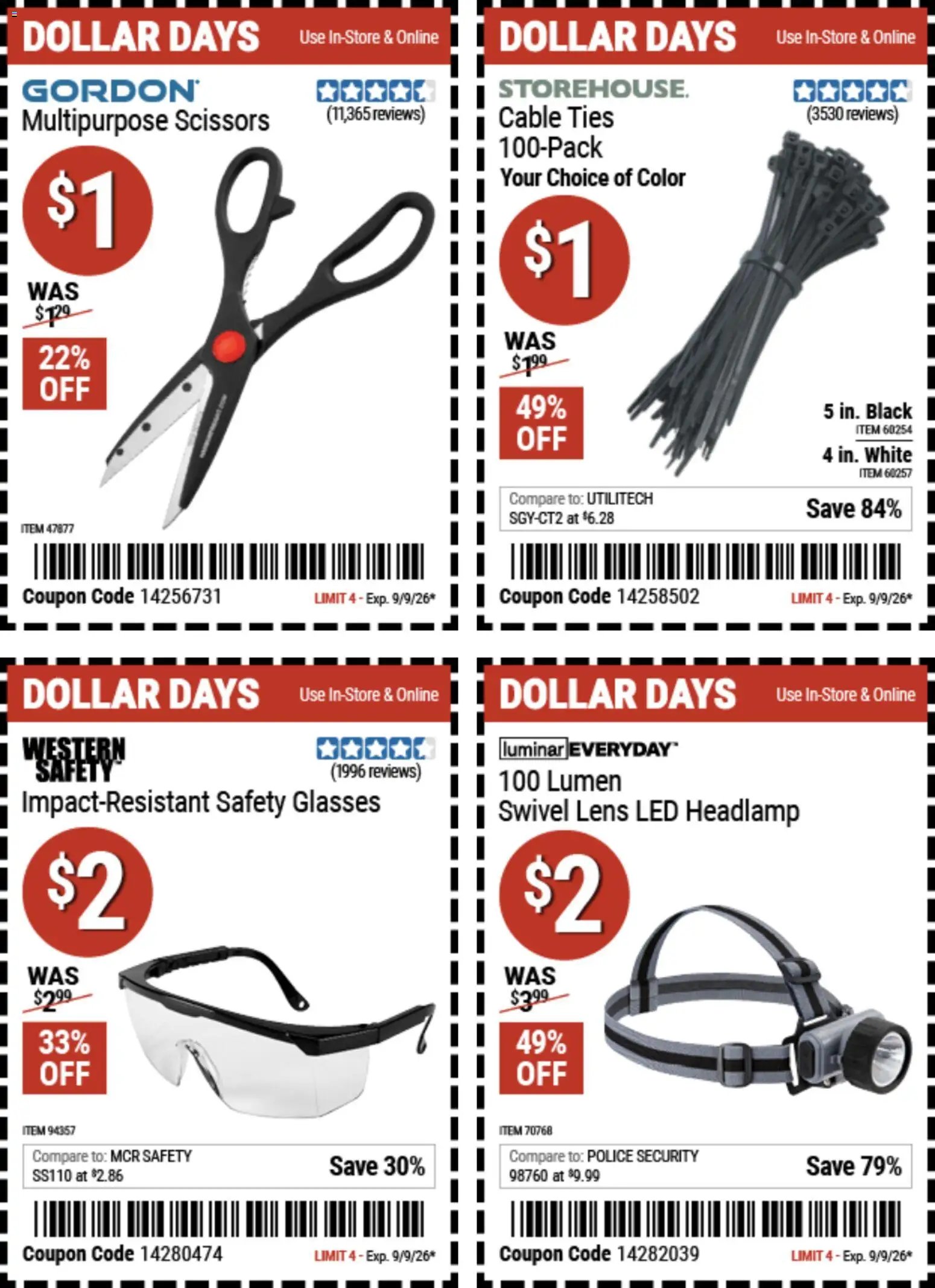 Harbor Freight Dollar Days