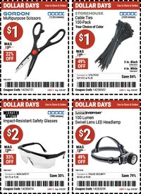 Harbor Freight Dollar Days