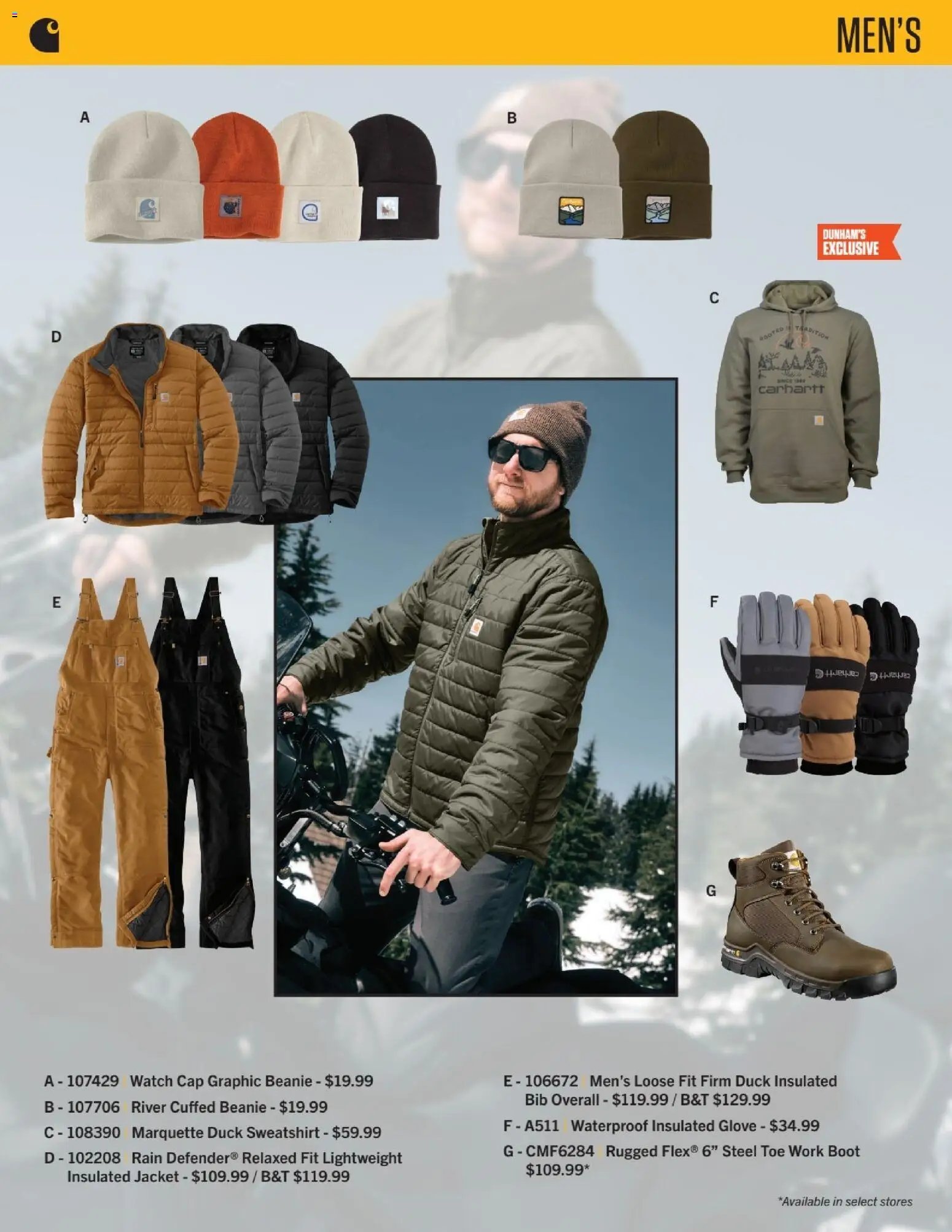 Dunham's Sports Carhartt