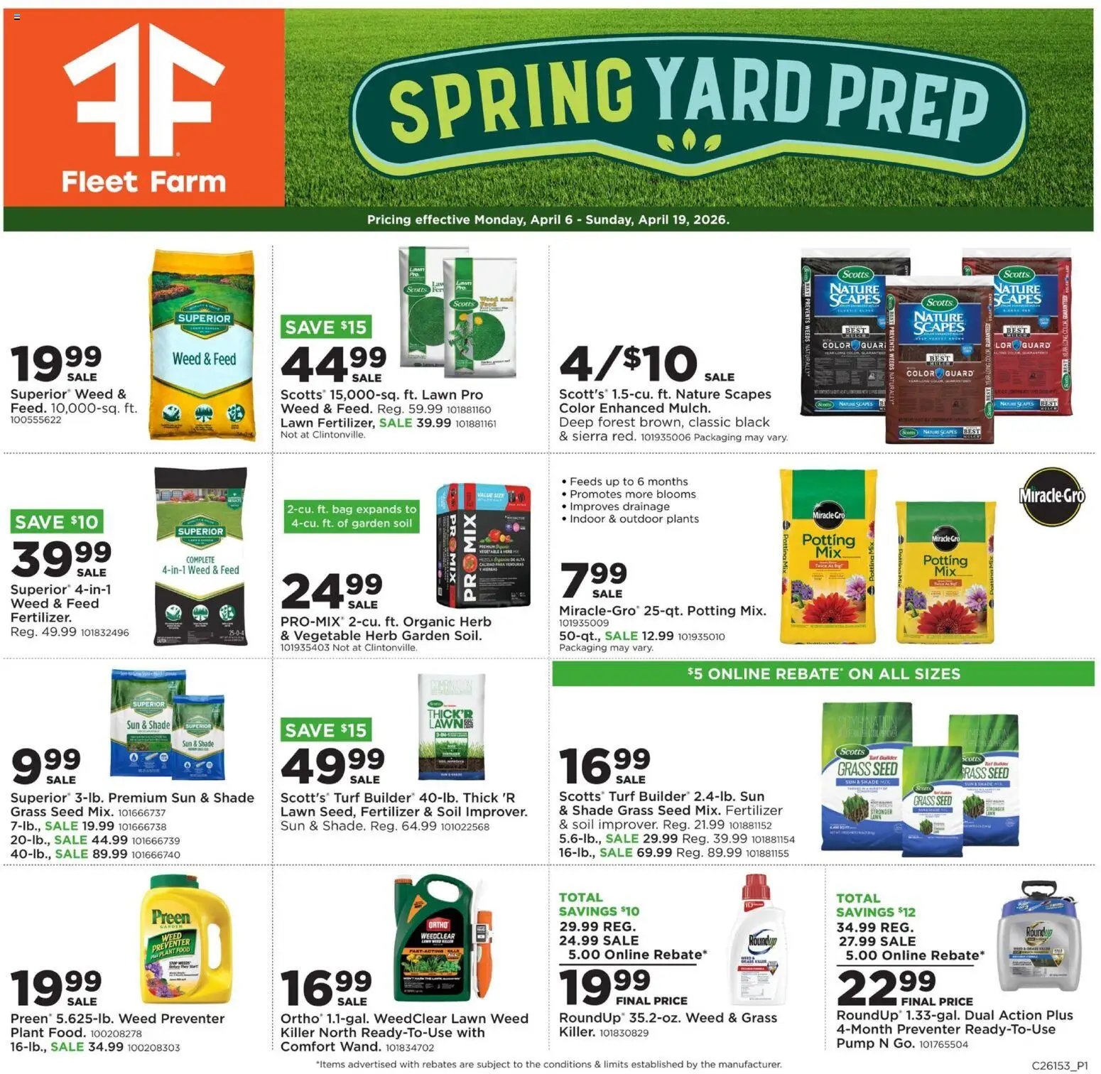 Mills Fleet Farm Lawn & Garden