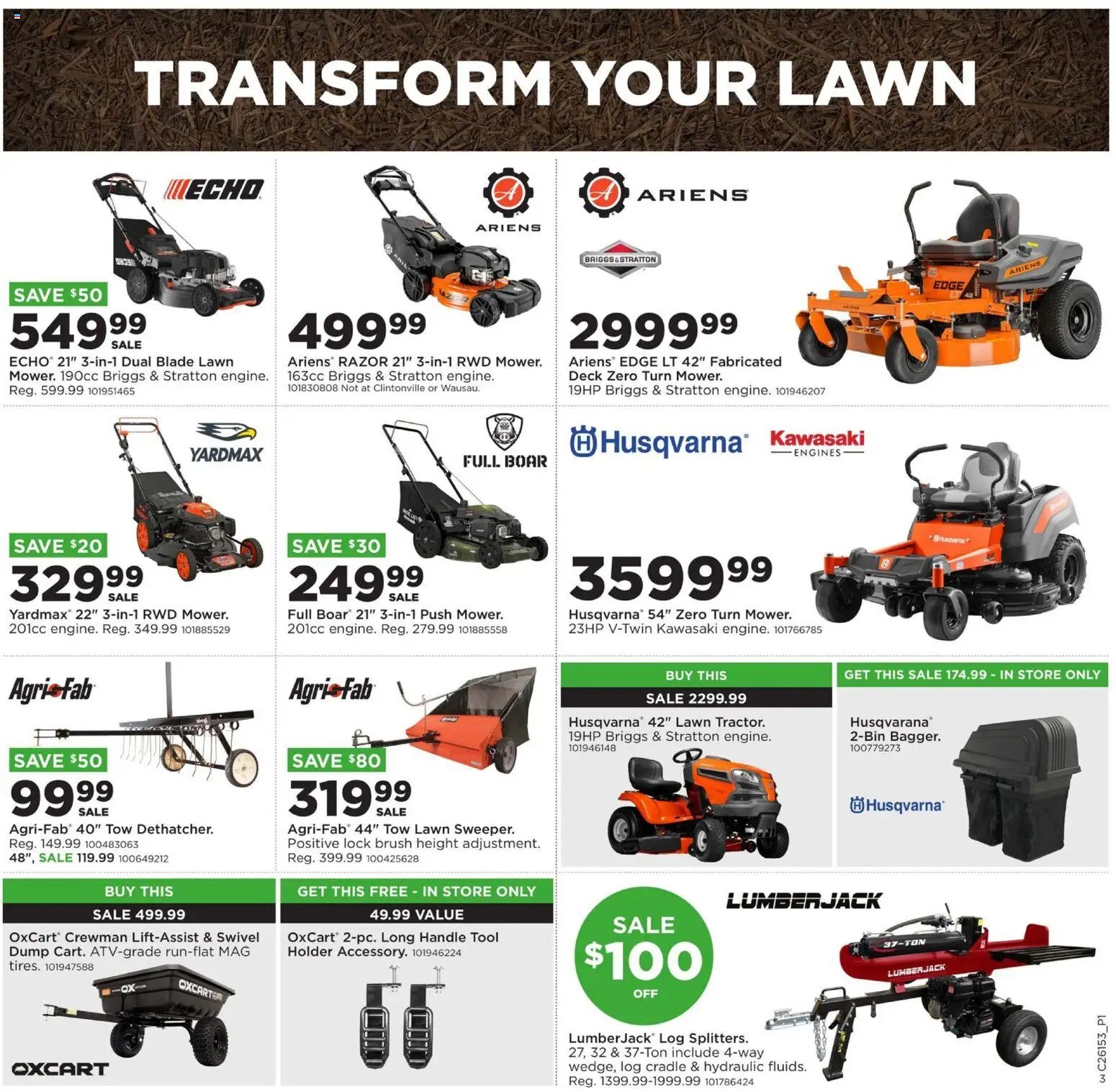 Mills Fleet Farm Lawn & Garden