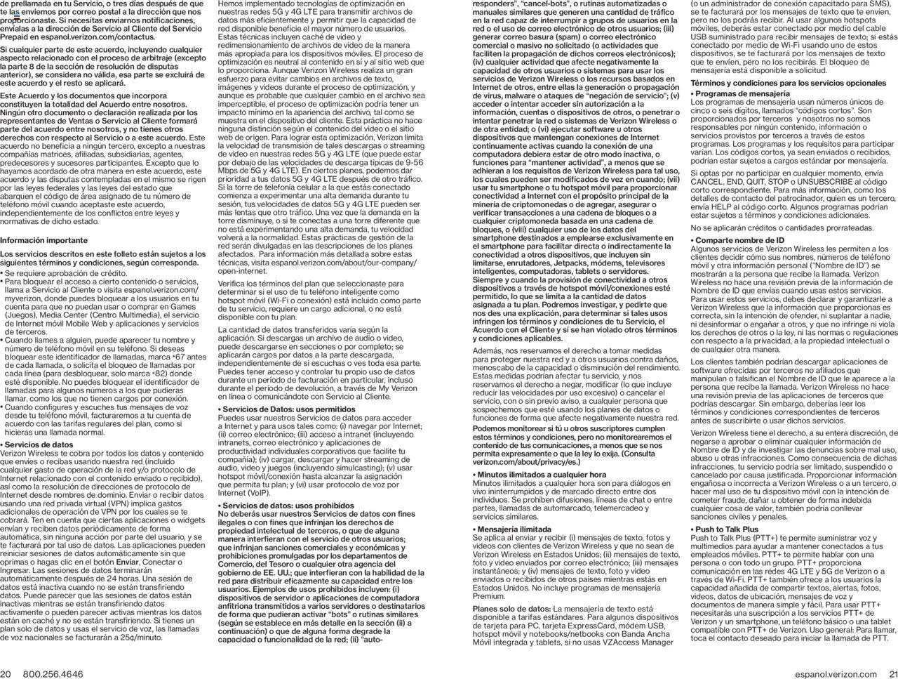 Verizon - Brochure - Spanish (2024-01-01 - 2026-01-01) | 11