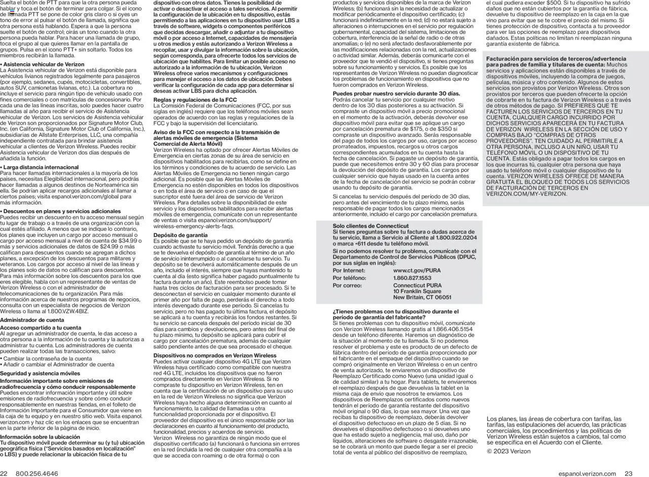 Verizon - Brochure - Spanish (2024-01-01 - 2026-01-01) | 12
