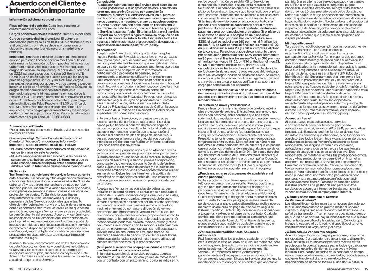 Verizon - Brochure - Spanish (2024-01-01 - 2026-01-01) | 8