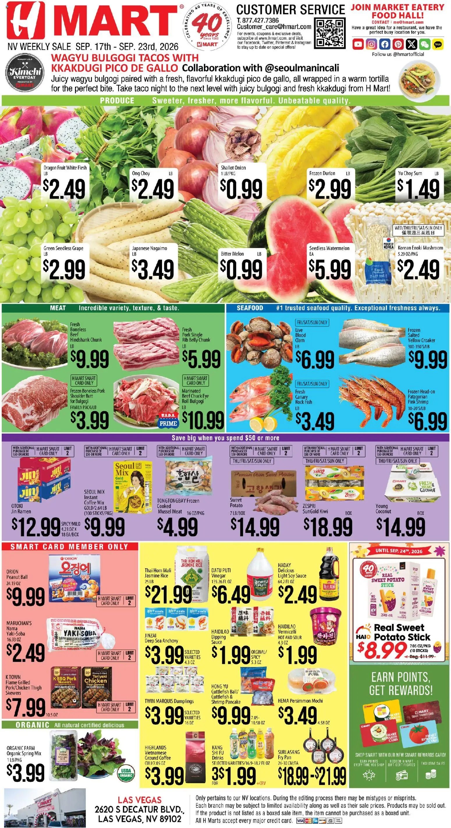 Hmart Weekly Ad - ENGLISH - NV