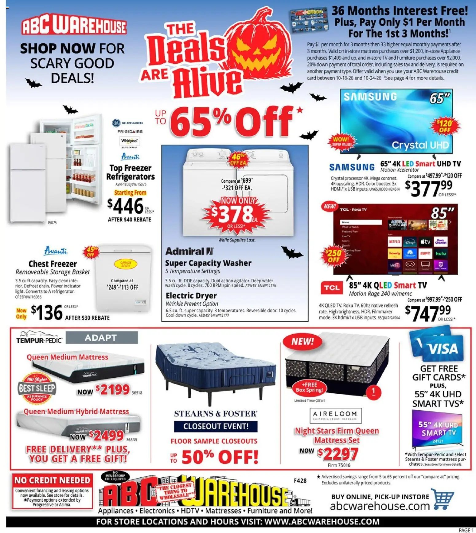 ABC Warehouse Weekly Ad