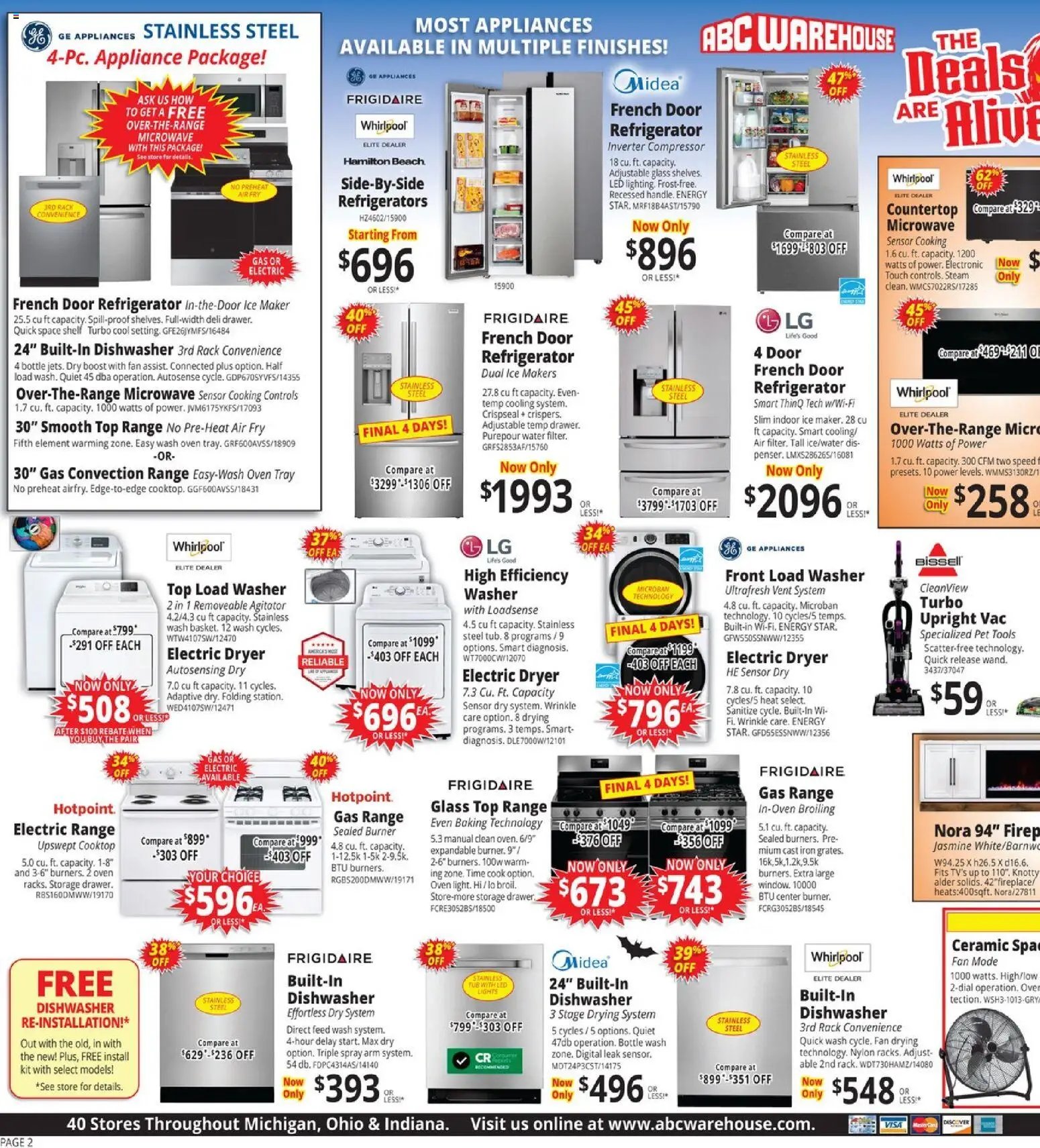 ABC Warehouse Weekly Ad