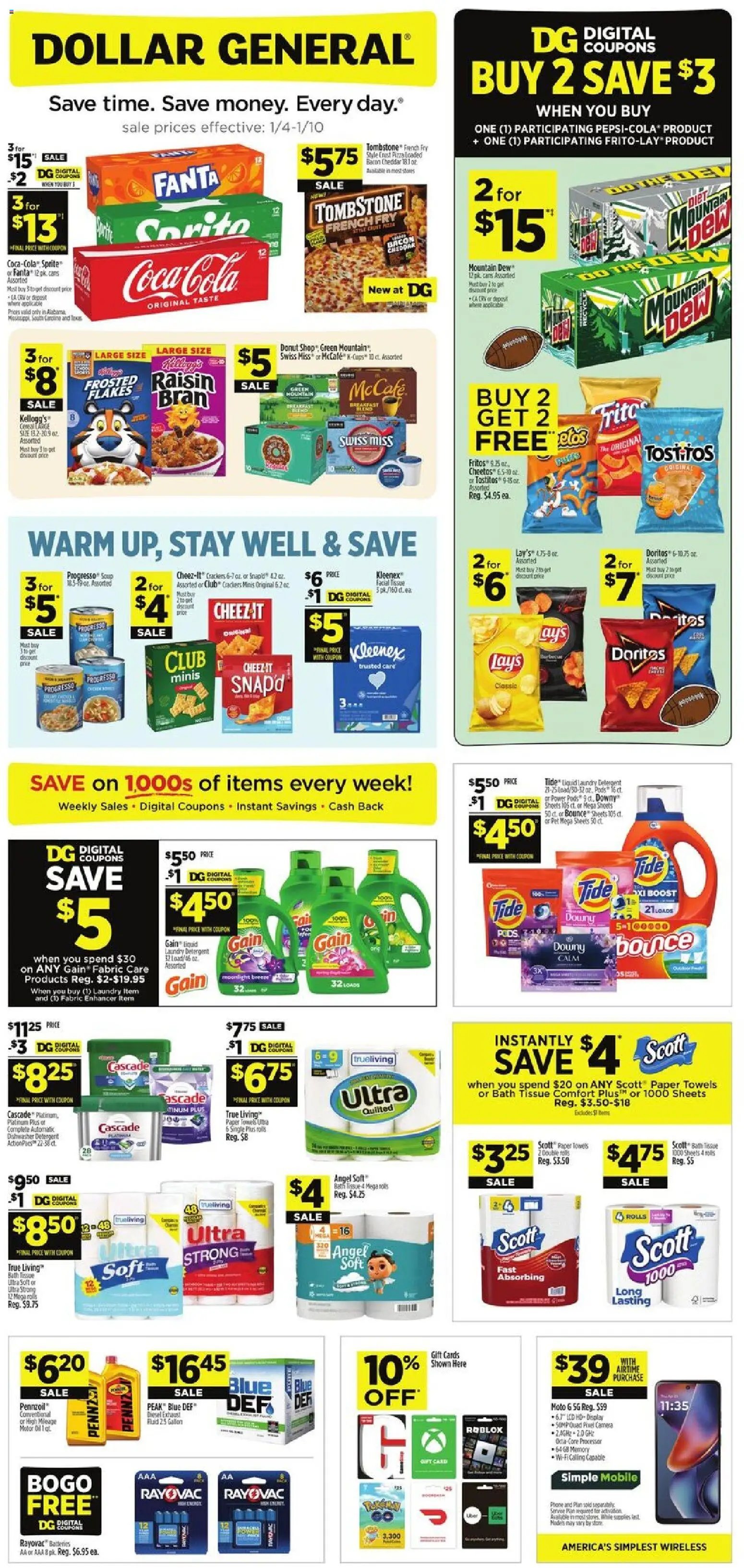 Dollar General Weekly Ad - TX