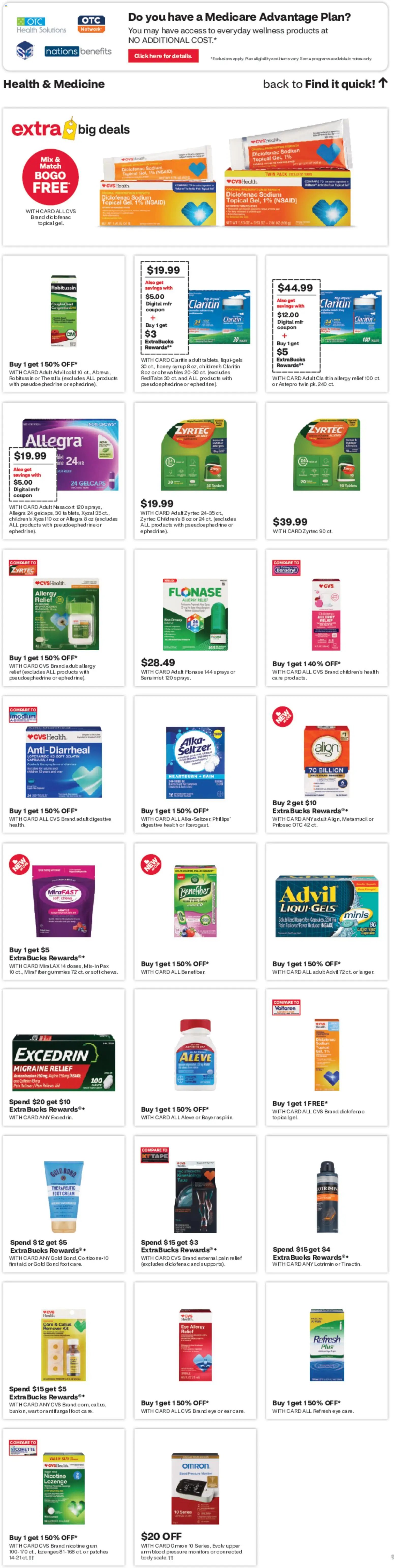 CVS Pharmacy Weekly Ad - MI
