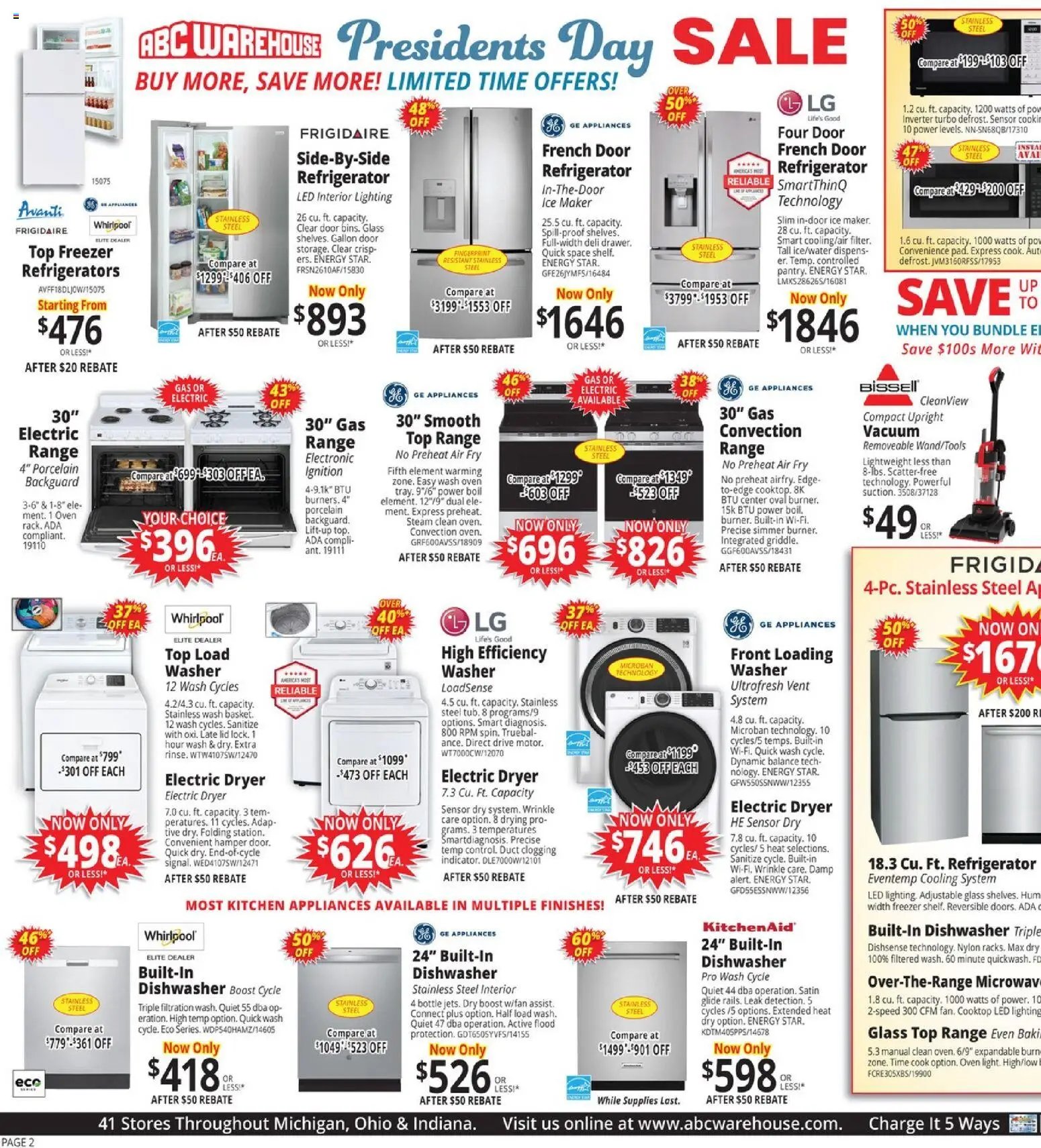 ABC Warehouse Weekly Ad
