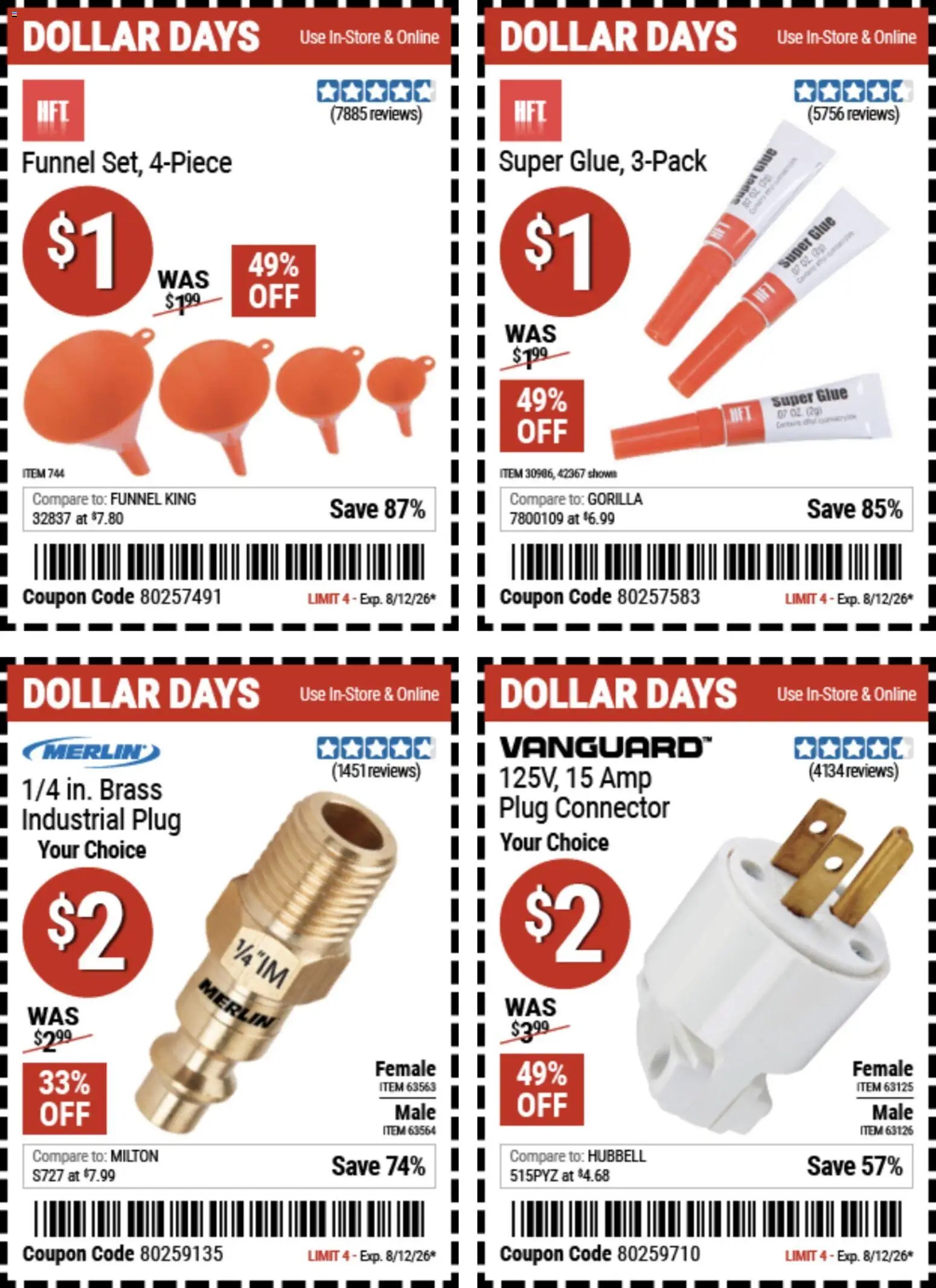 Harbor Freight Dollar Days