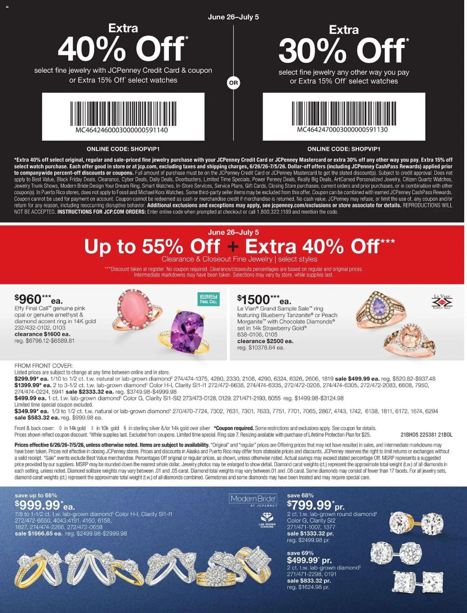 JCPenney VIP Jewelry Sale