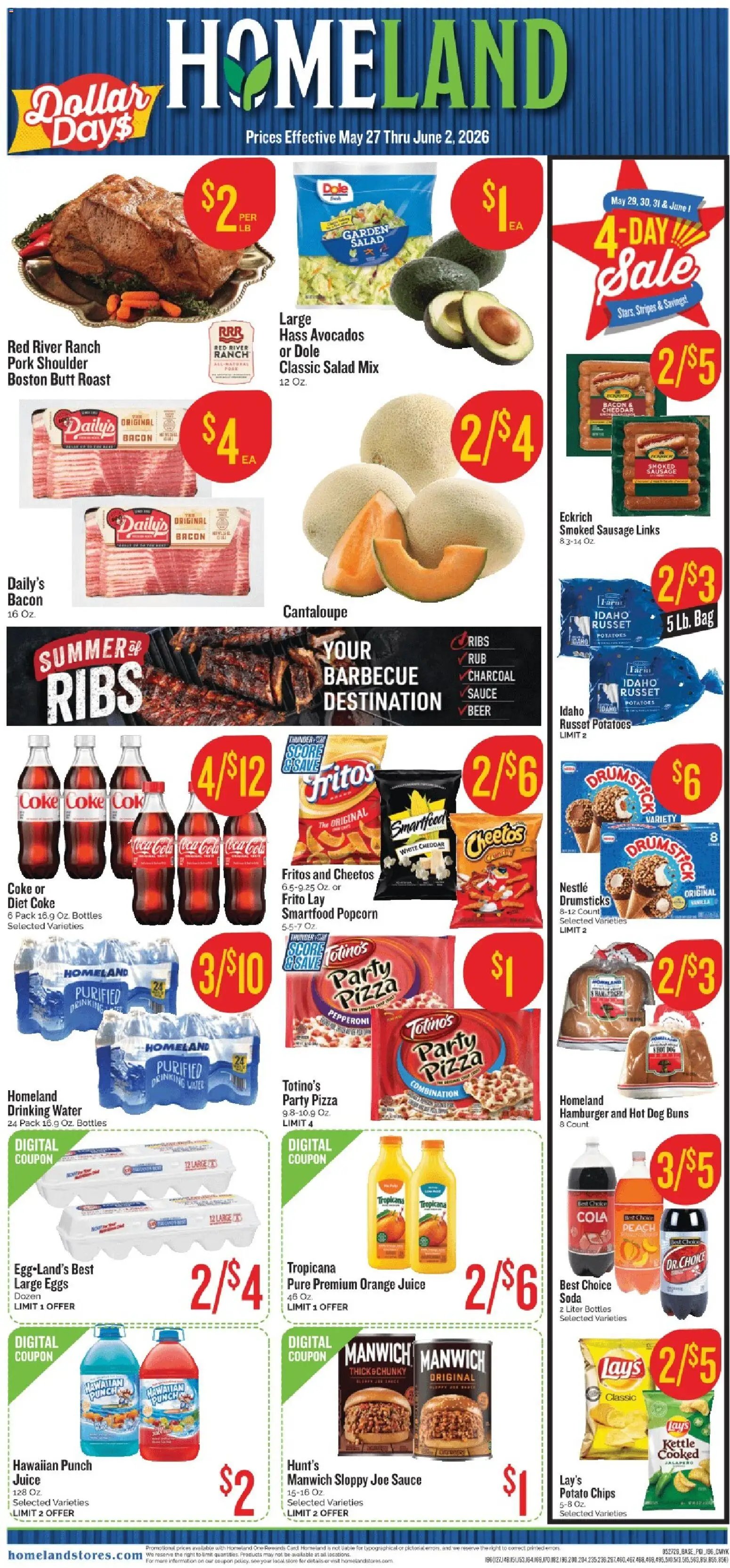Homeland Weekly Ad