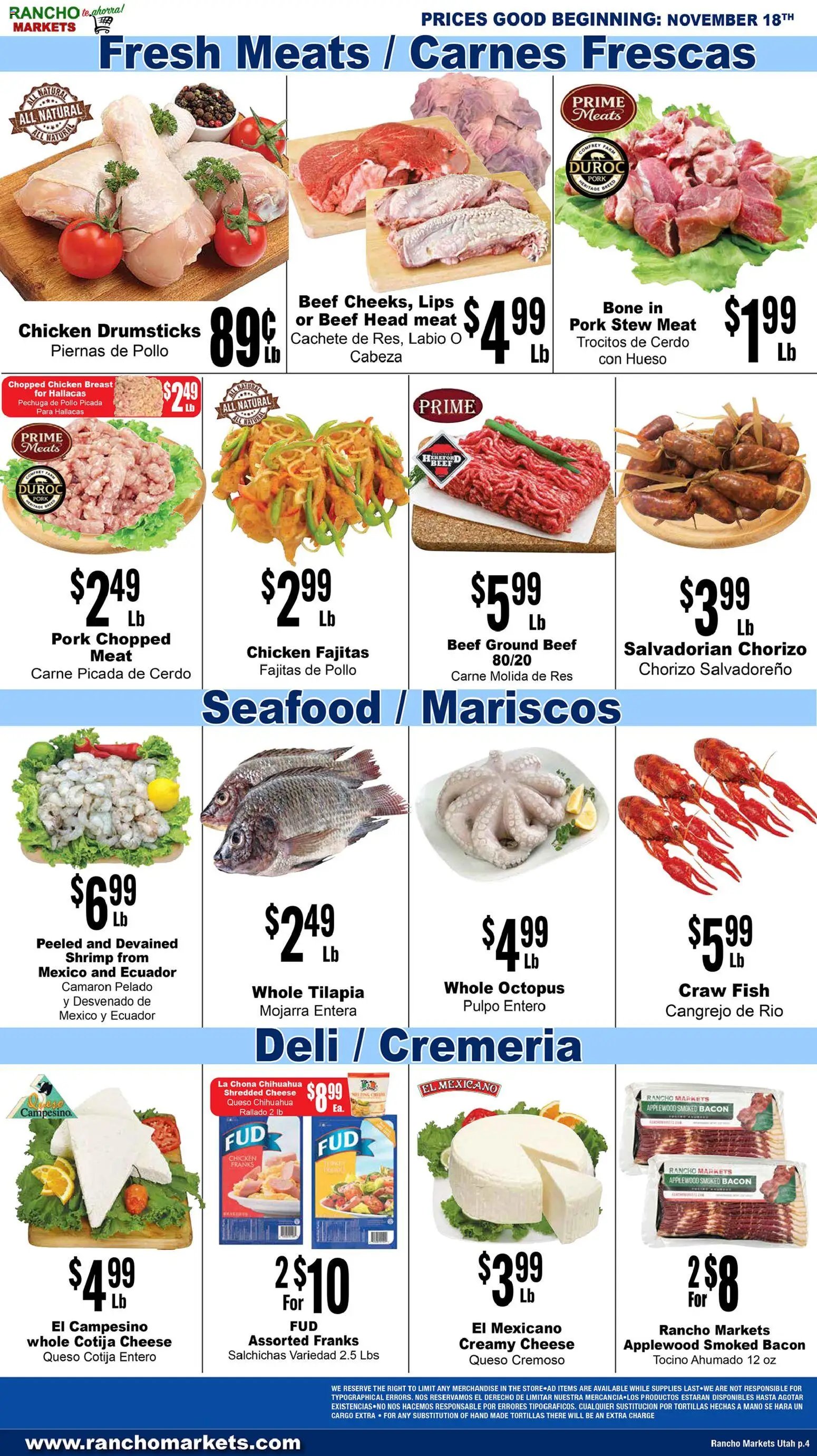 Rancho Markets Weekly Ad