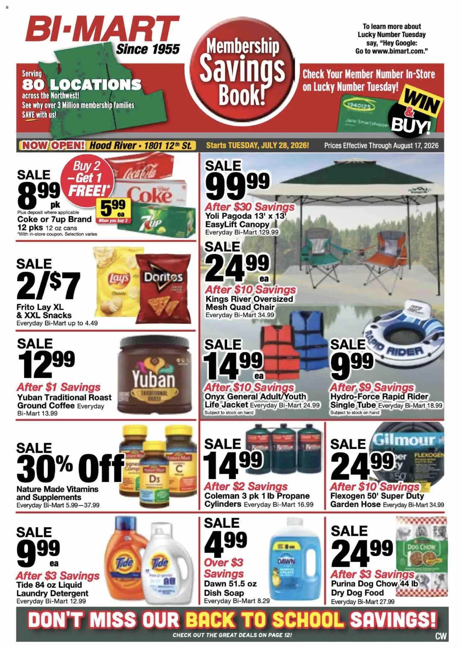 Bi-Mart Membership Savings Book