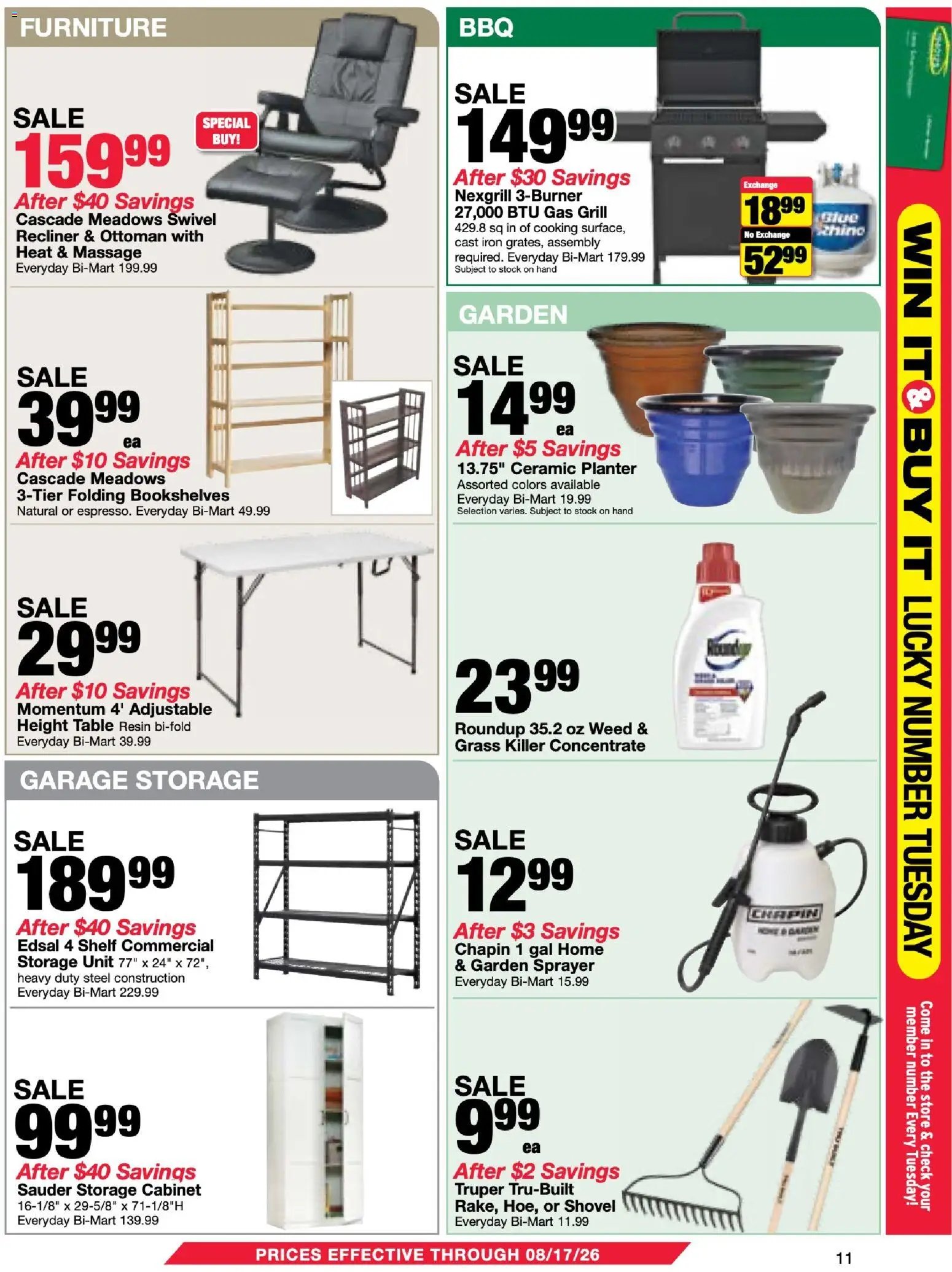 Bi-Mart Membership Savings Book