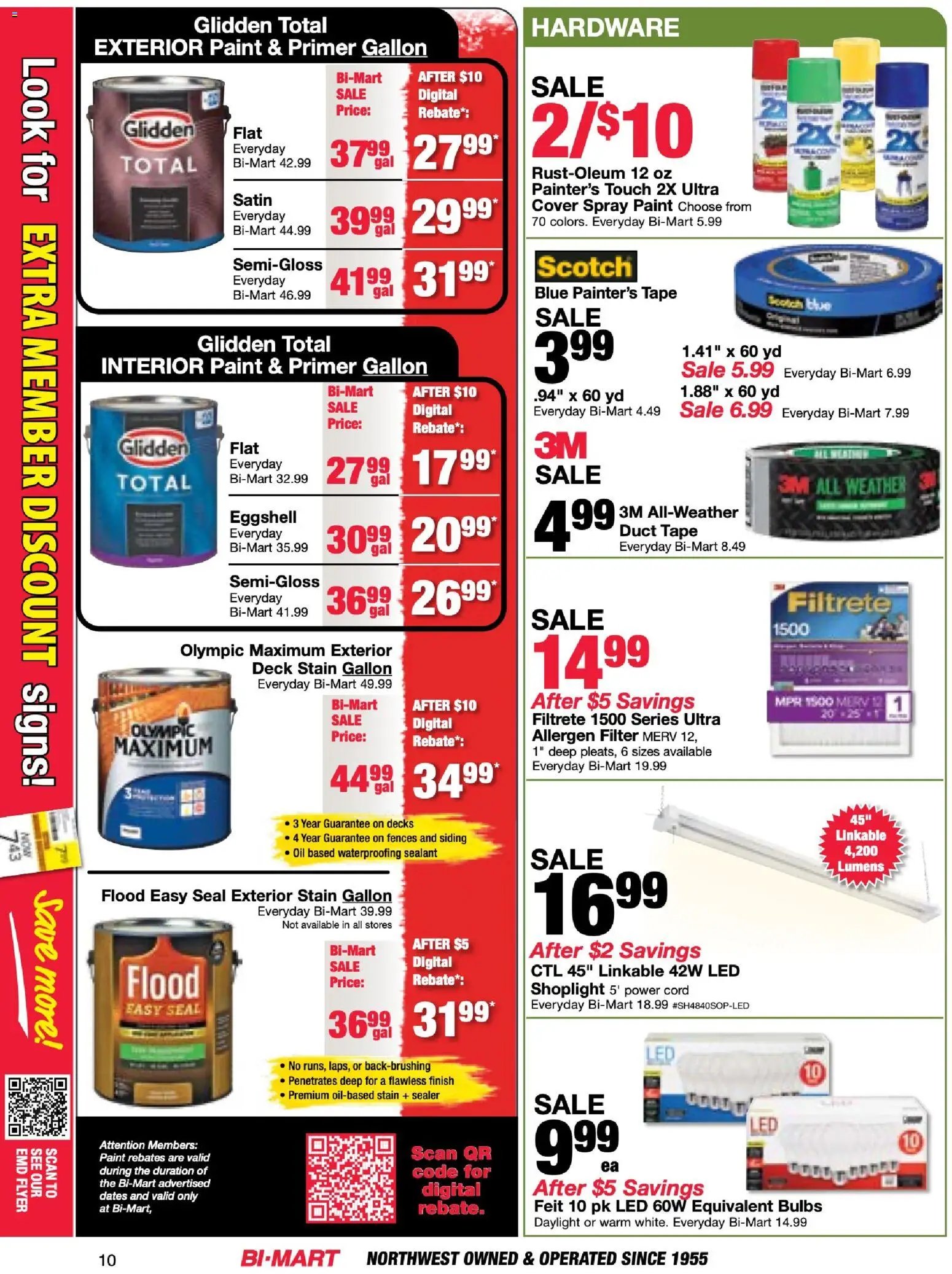 Bi-Mart Membership Savings Book