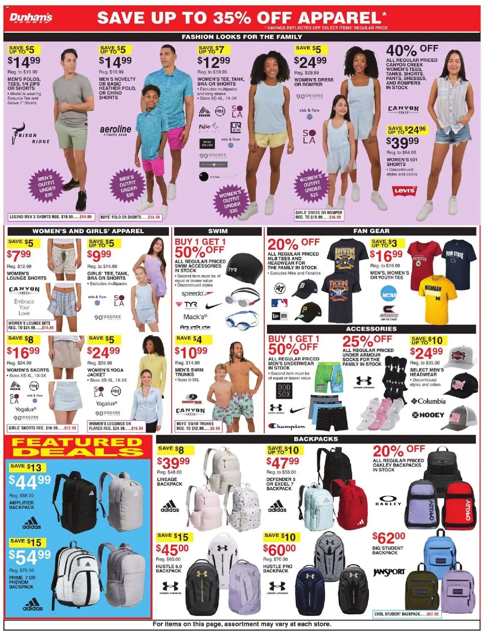 Dunham's Sports Weekly Ad