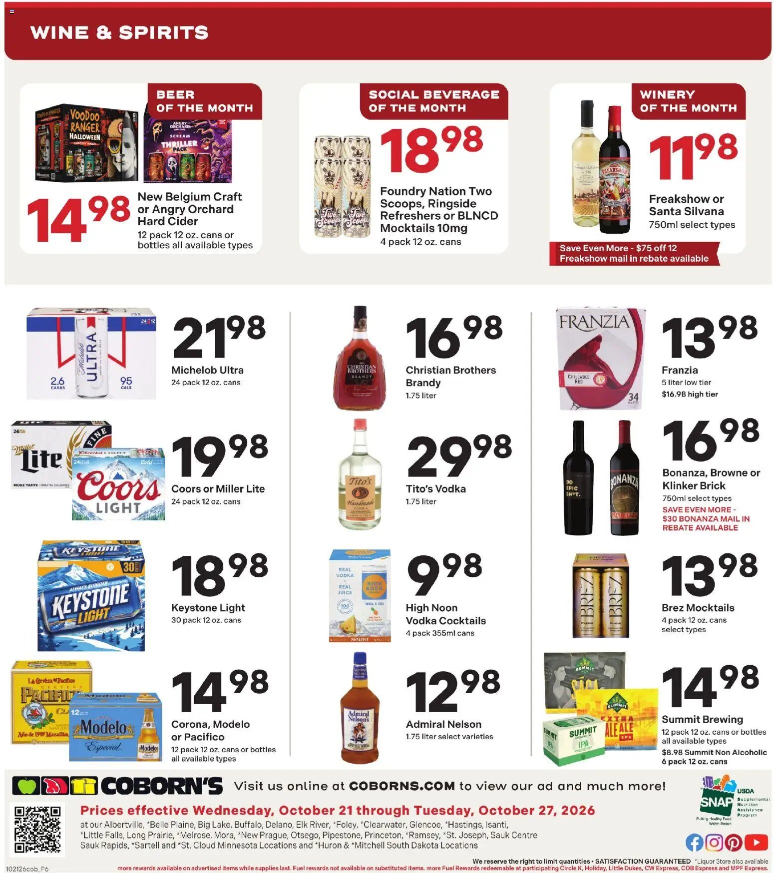 Coborn's Liquor Ad