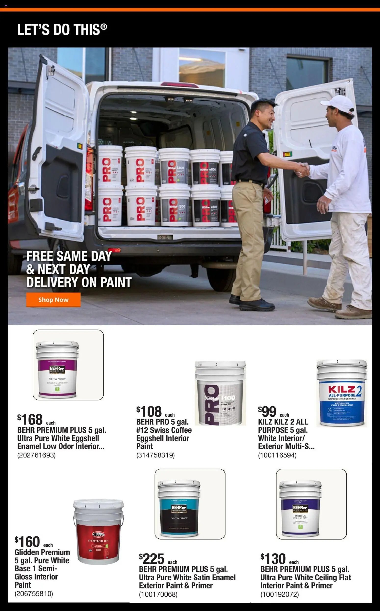 Home Depot Shop Pro Ad