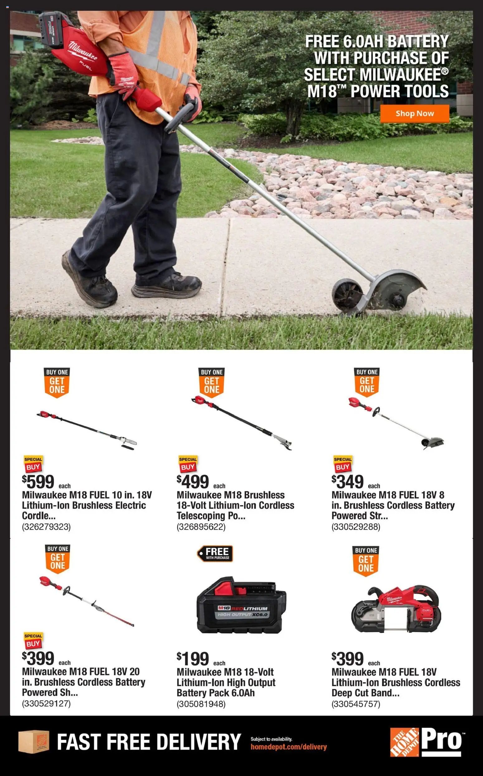 Home Depot Shop Pro Ad