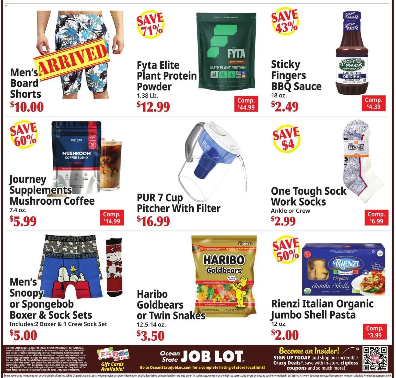 Ocean State Job Lot Ad