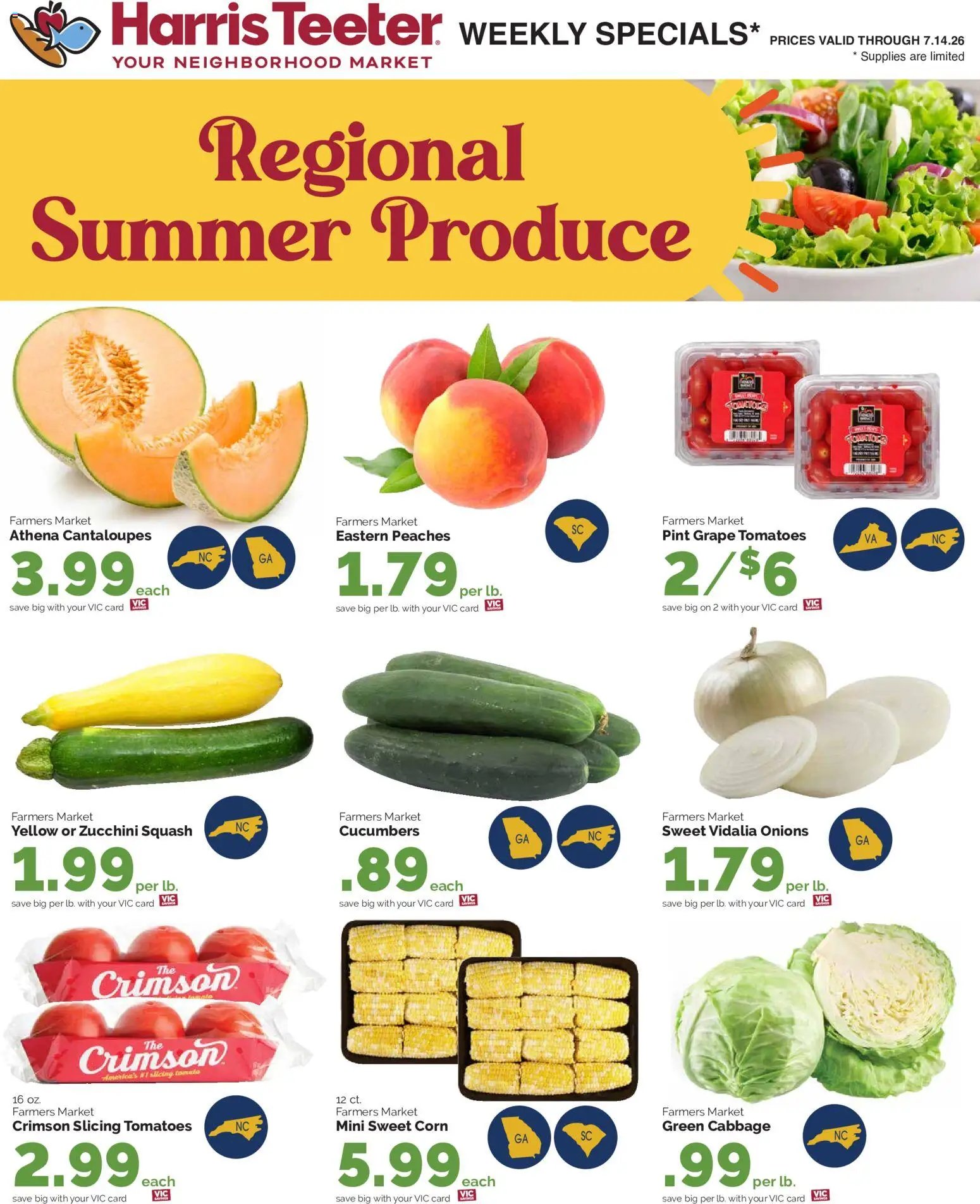 Harris Teeter Weekly Ad - SC