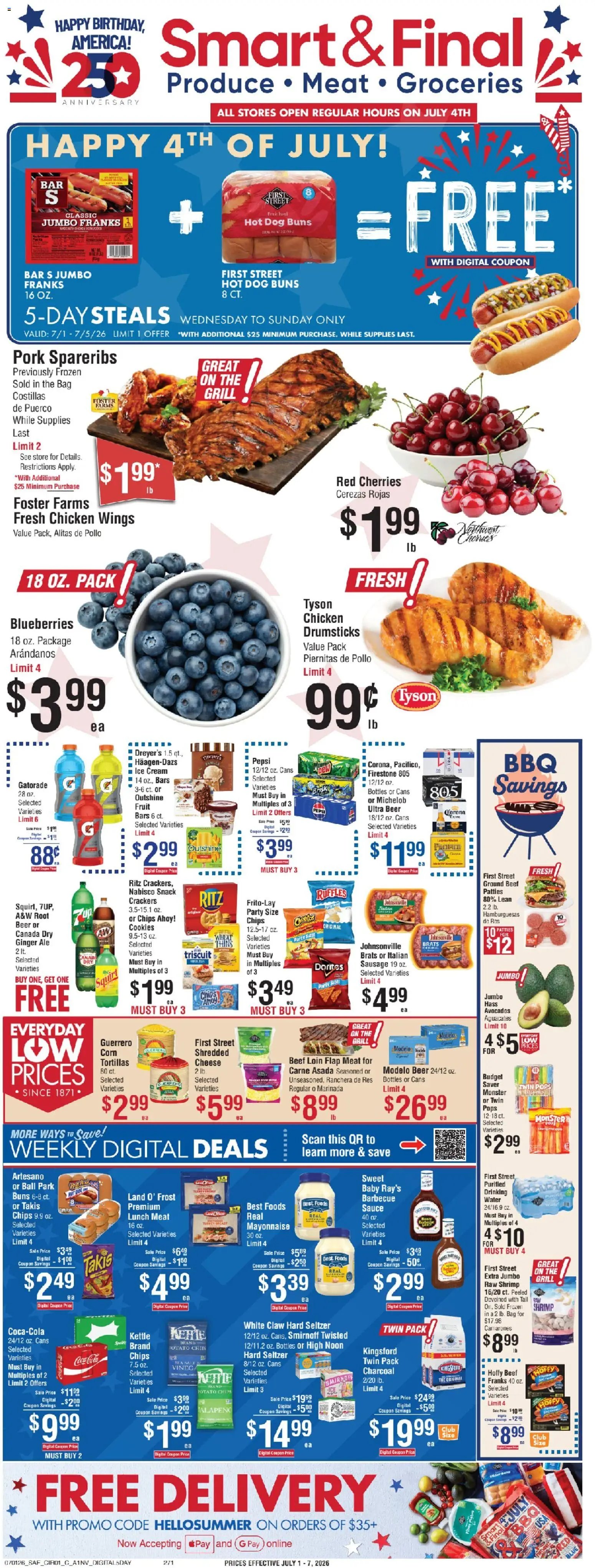 Smart & Final Weekly Ad - 5 Day A1NV