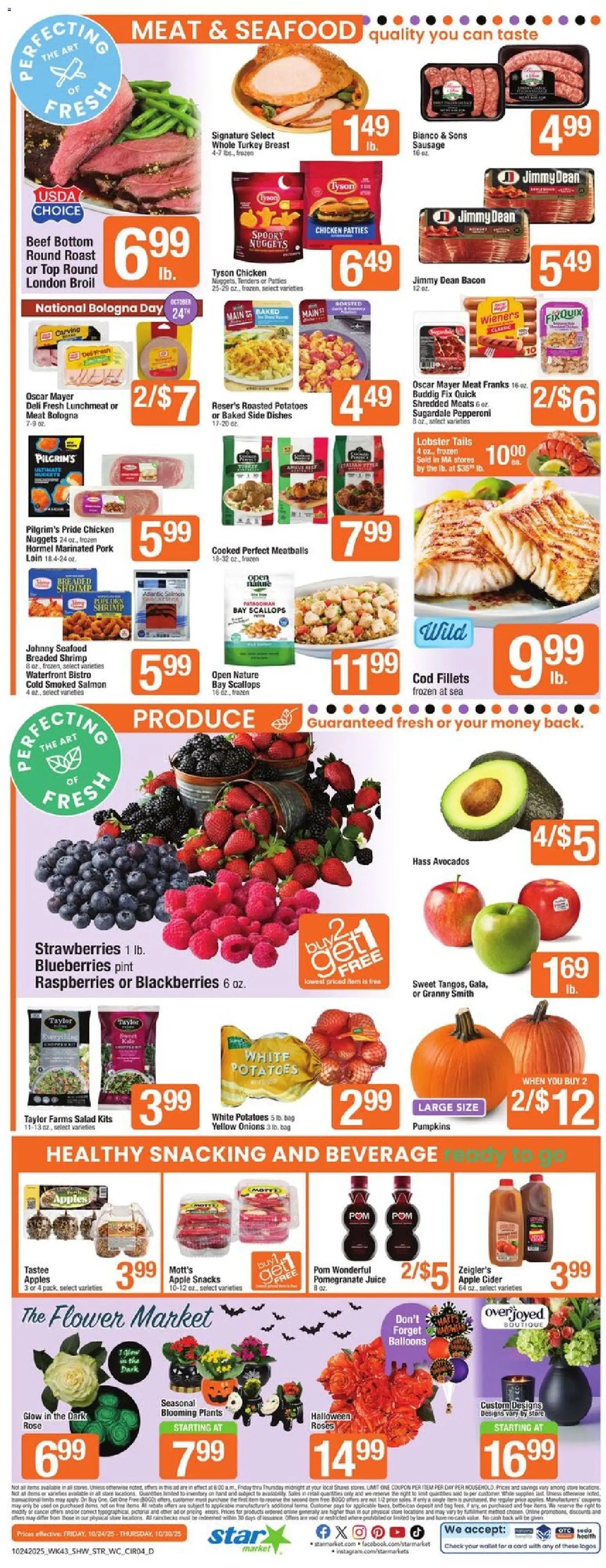 Star Market Weekly Ad (2025-10-24 - 2025-10-30) | 4