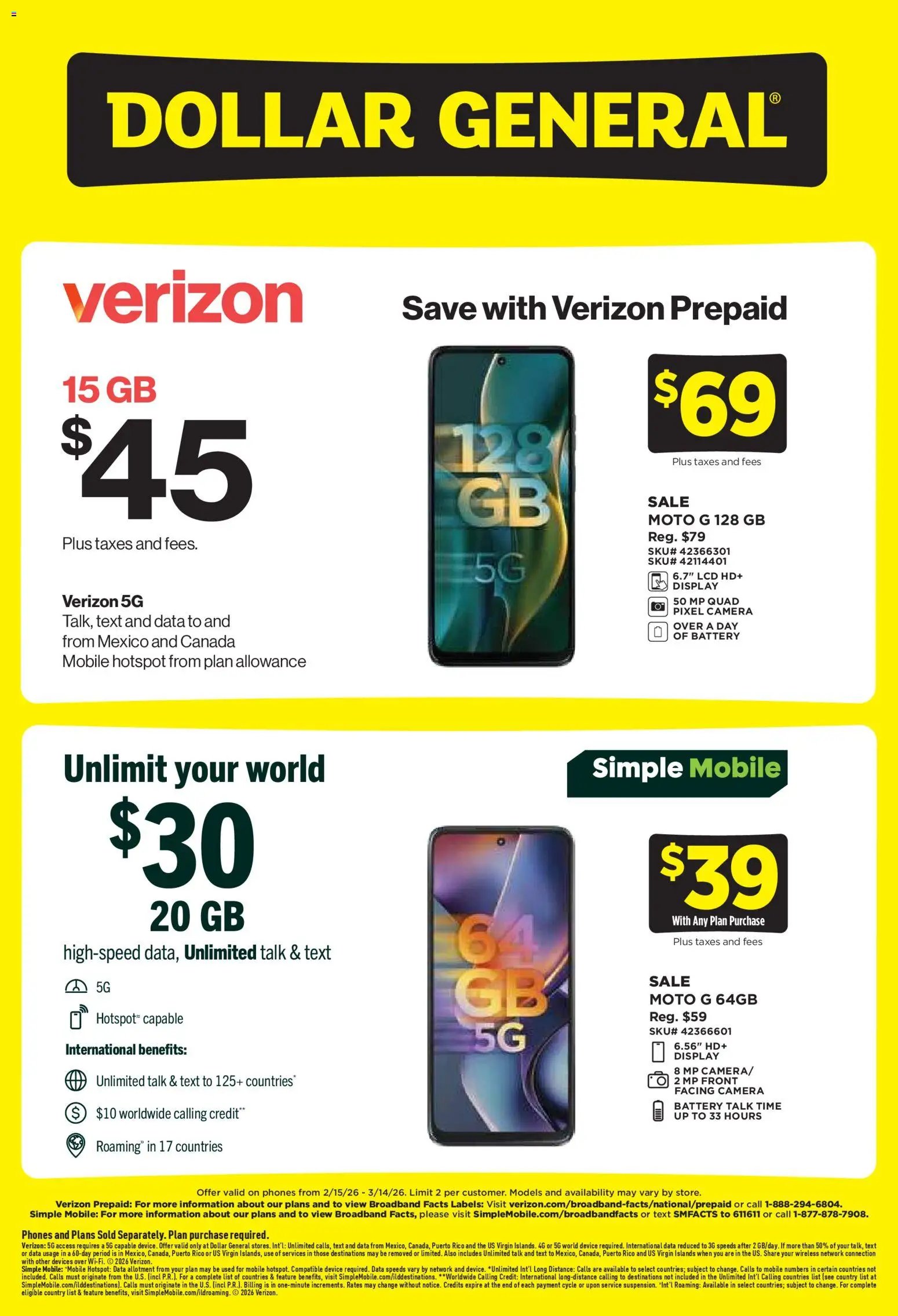 Dollar General Wireless Deals