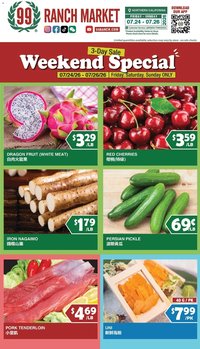 99 Ranch Market Weekend Special