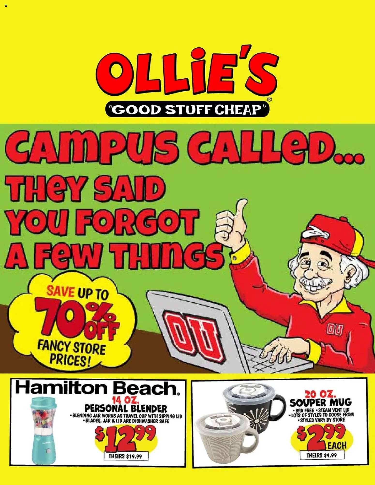 Ollie's Ad