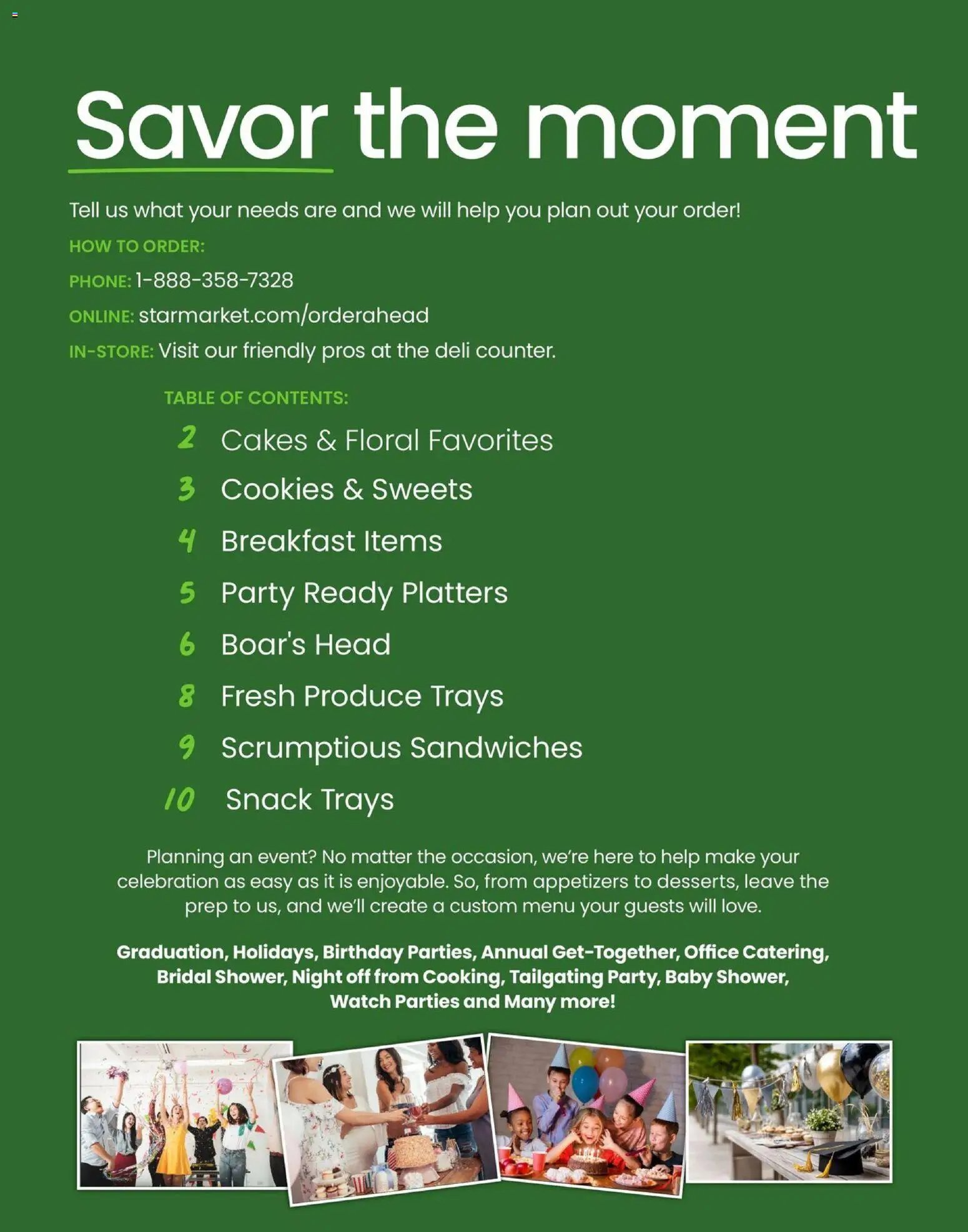 Star Market Entertaining Guide