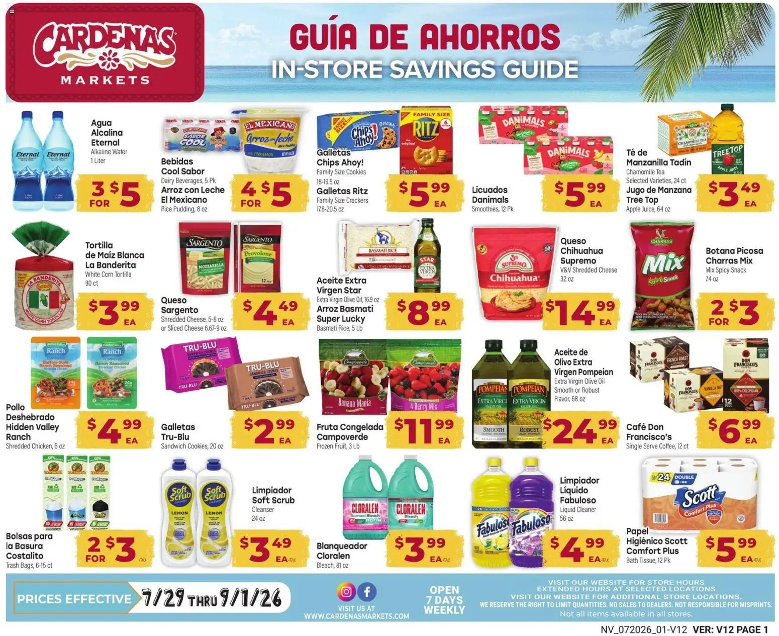 Cardenas Monthly Ad