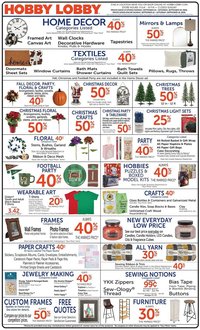 Hobby Lobby Weekly Ad