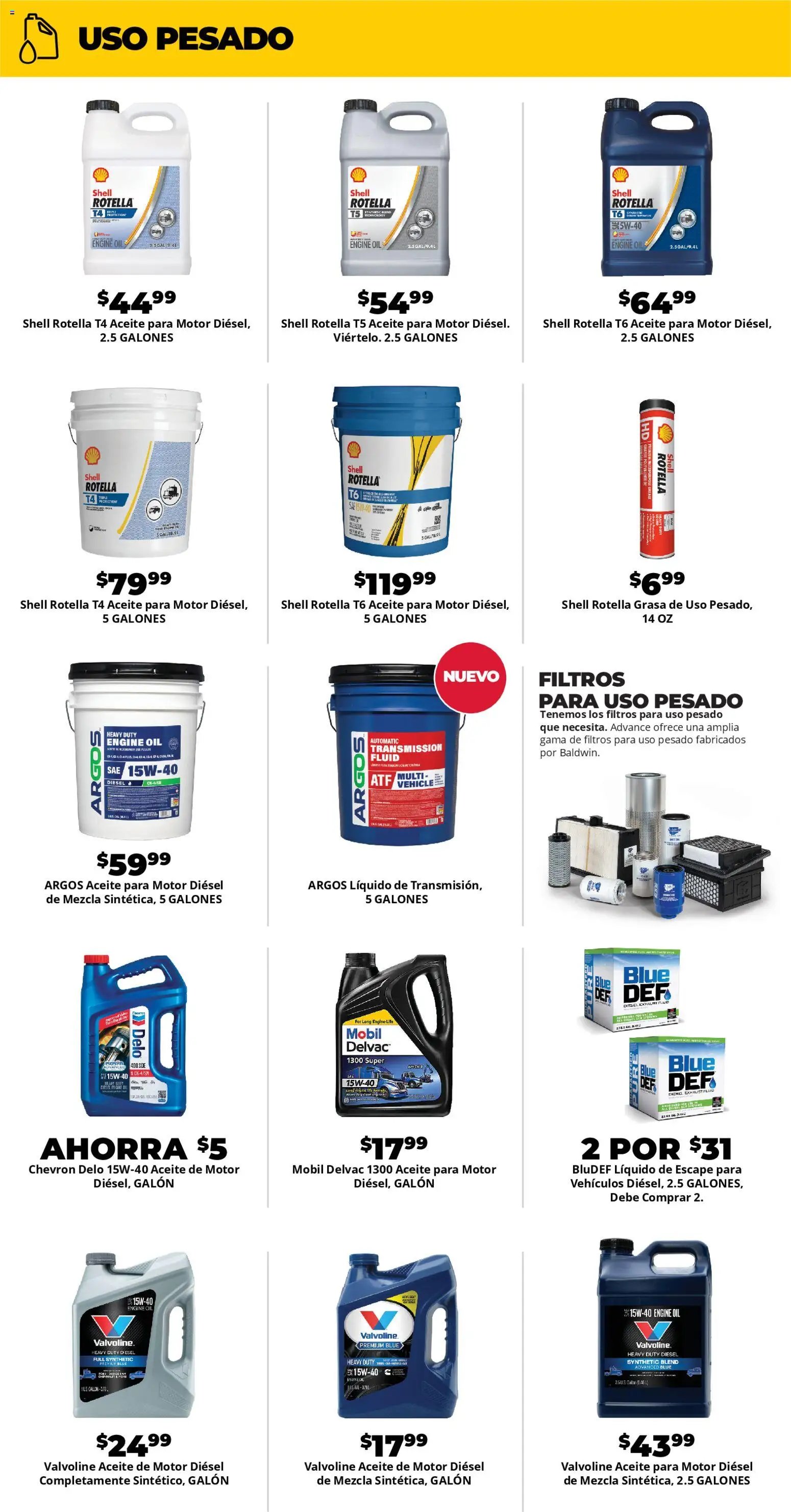 Advance Auto Parts Weekly Ad - Spanish