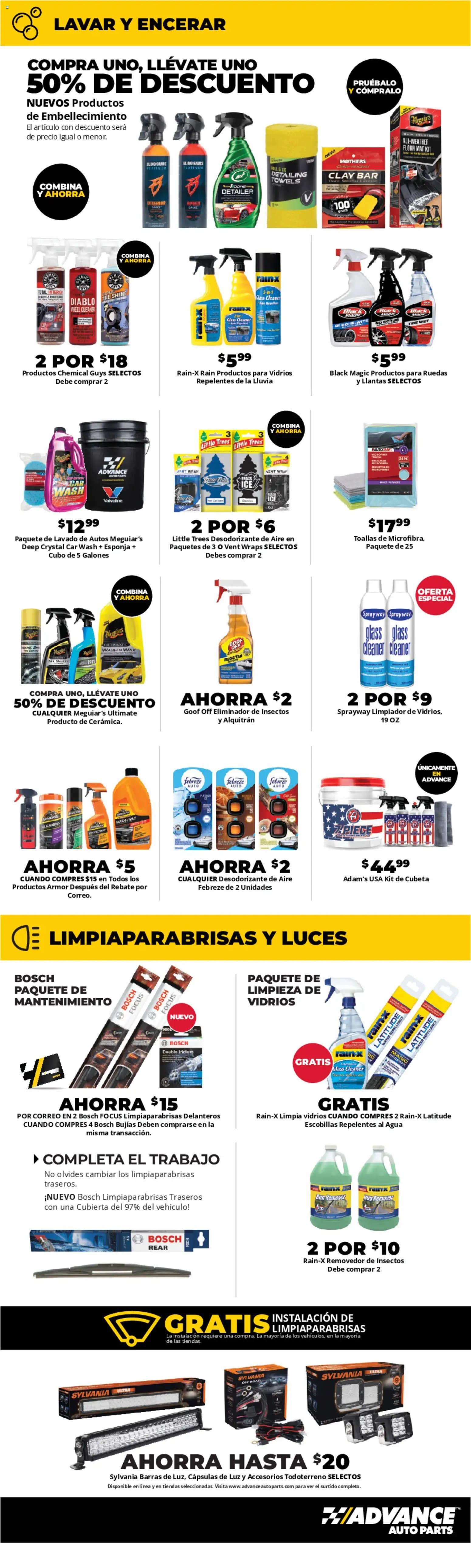 Advance Auto Parts Weekly Ad - Spanish