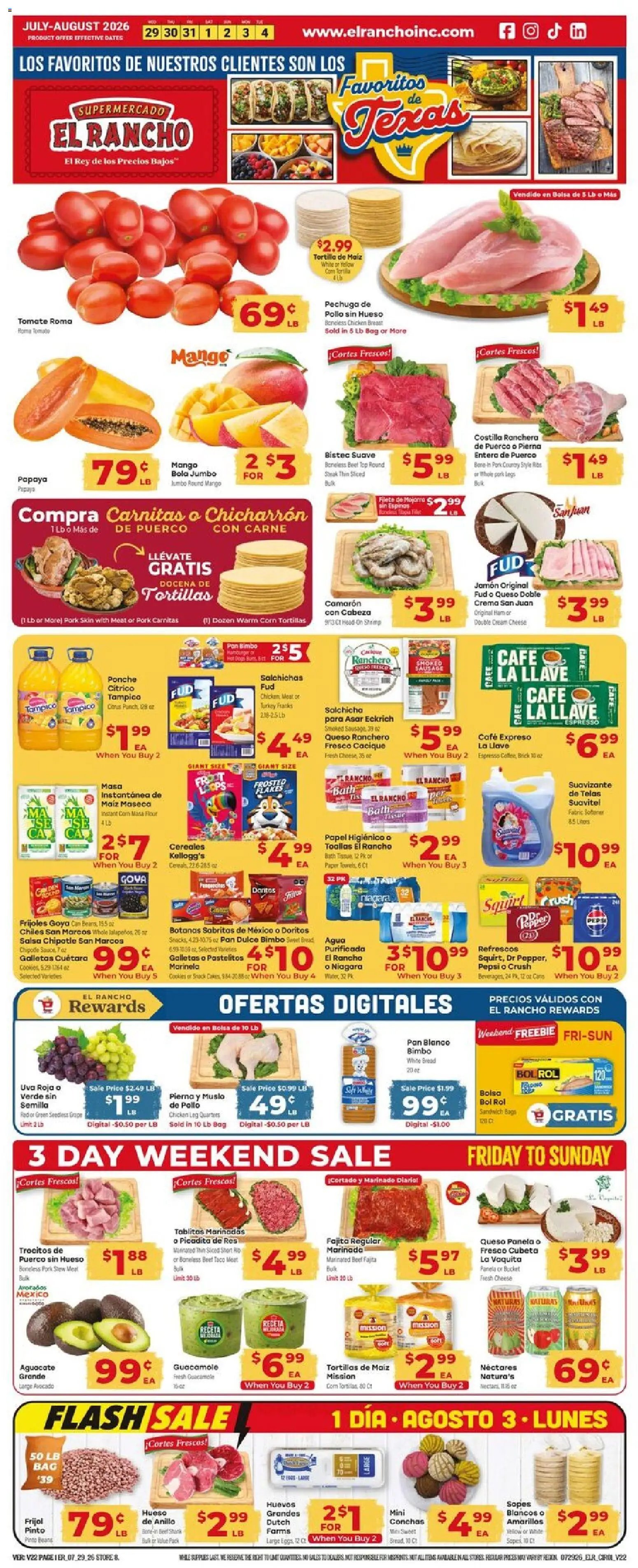 El Rancho Weekly Ad