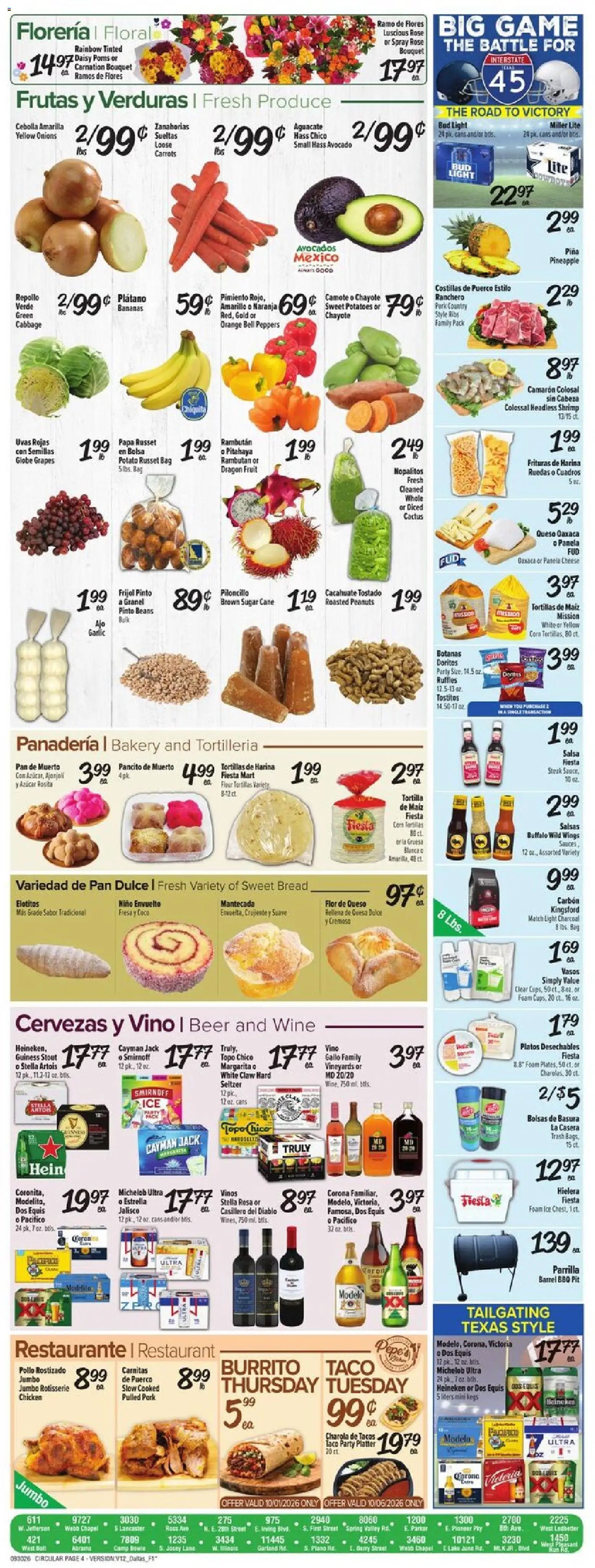 Fiesta Mart Weekly Ad