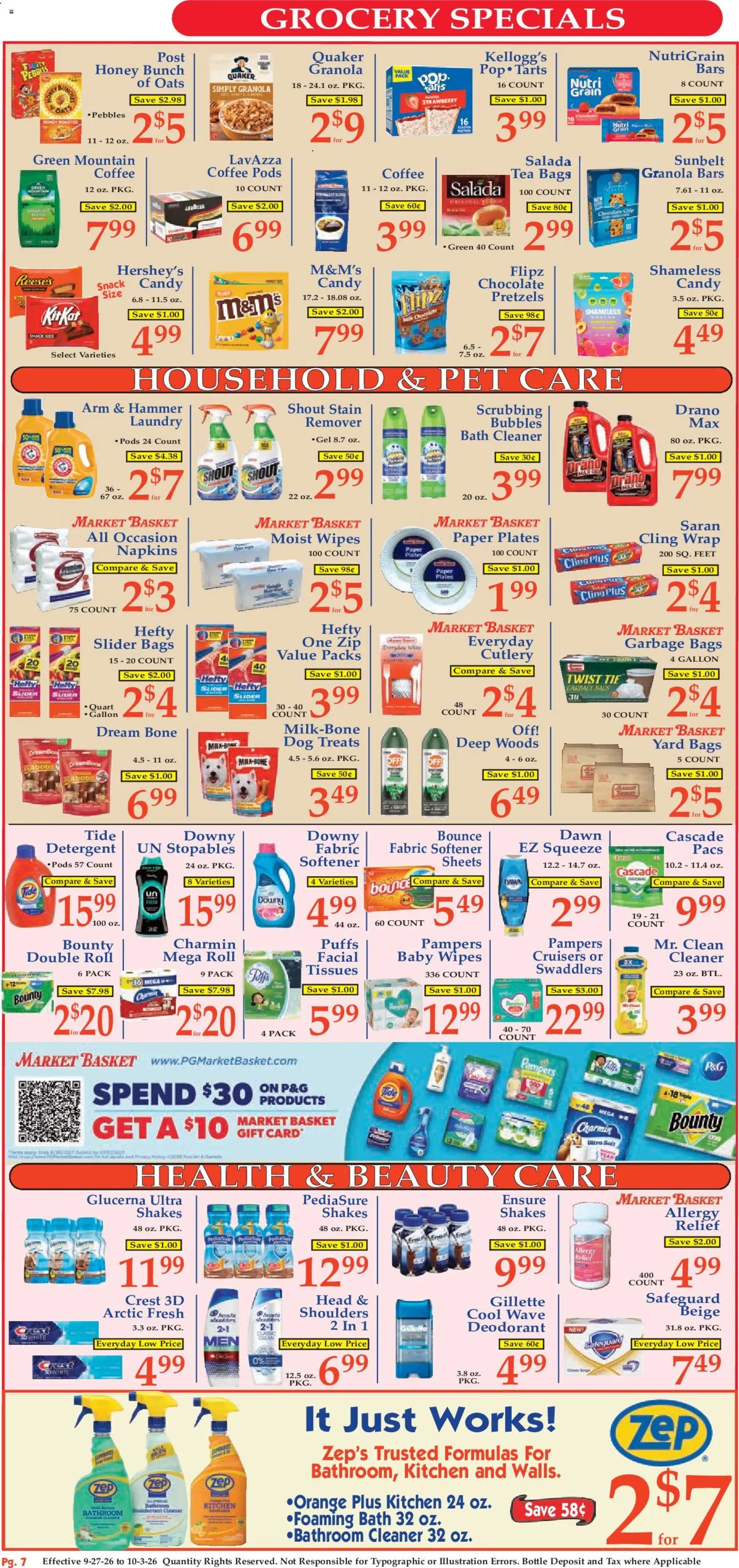 Market Basket Ad