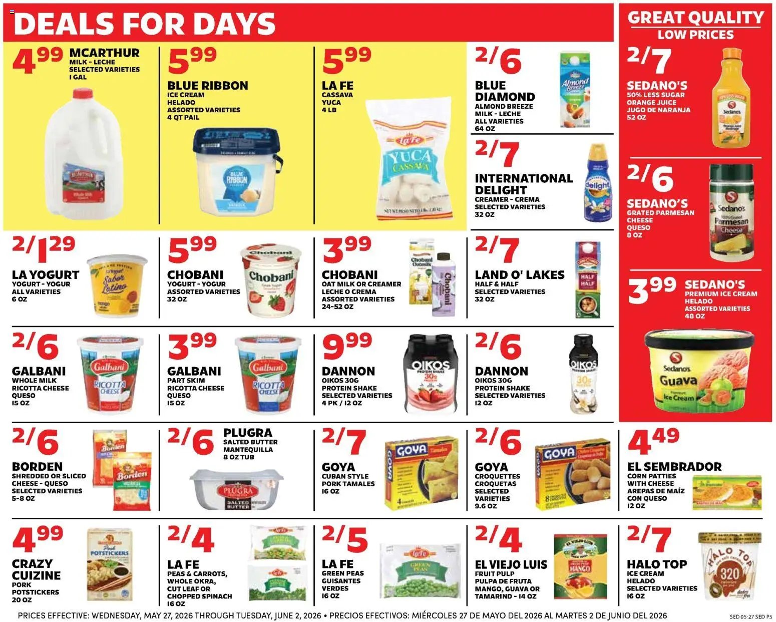 Sedano's Weekly Ad