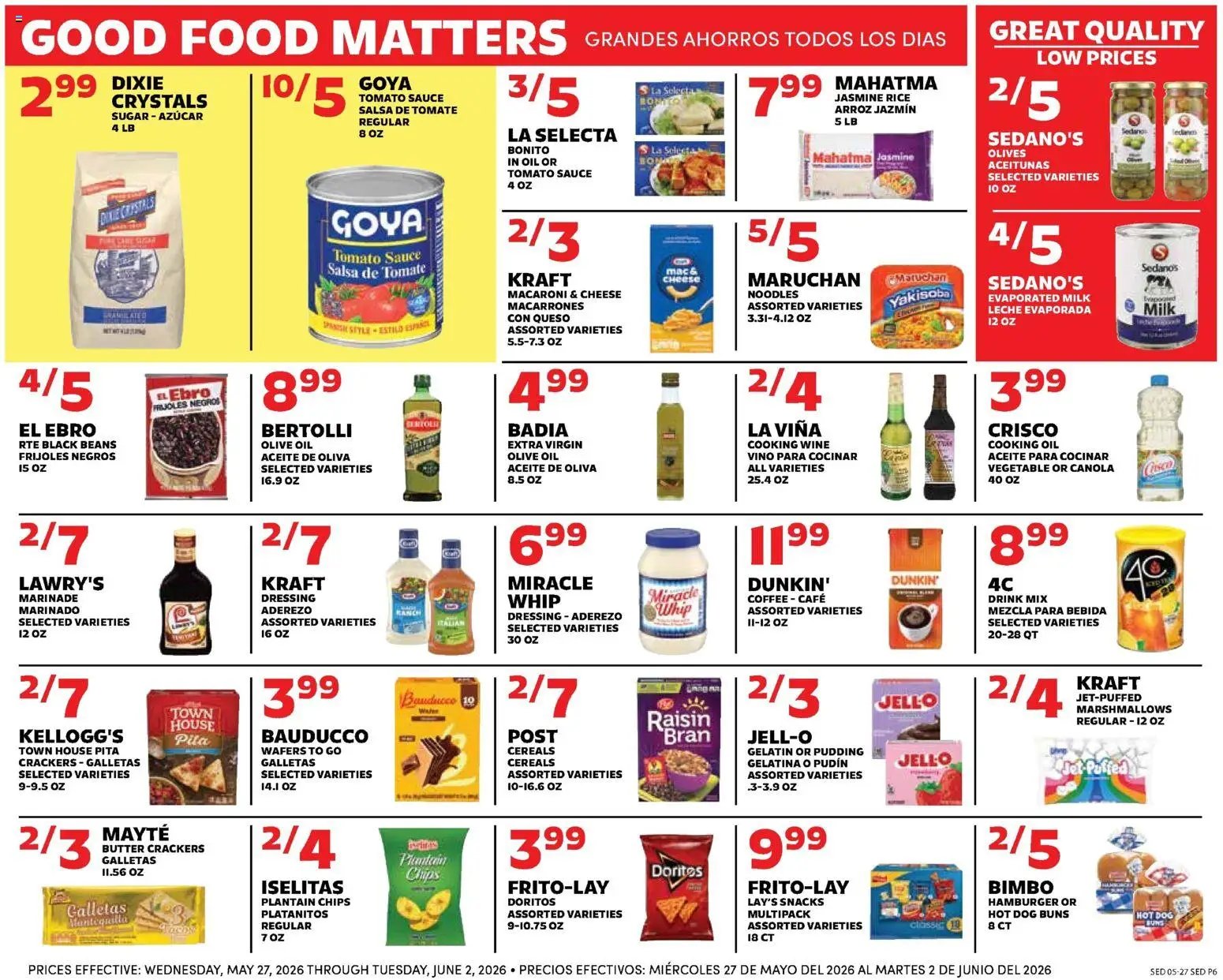 Sedano's Weekly Ad