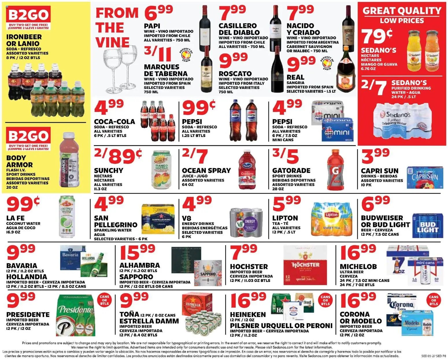 Sedano's Weekly Ad