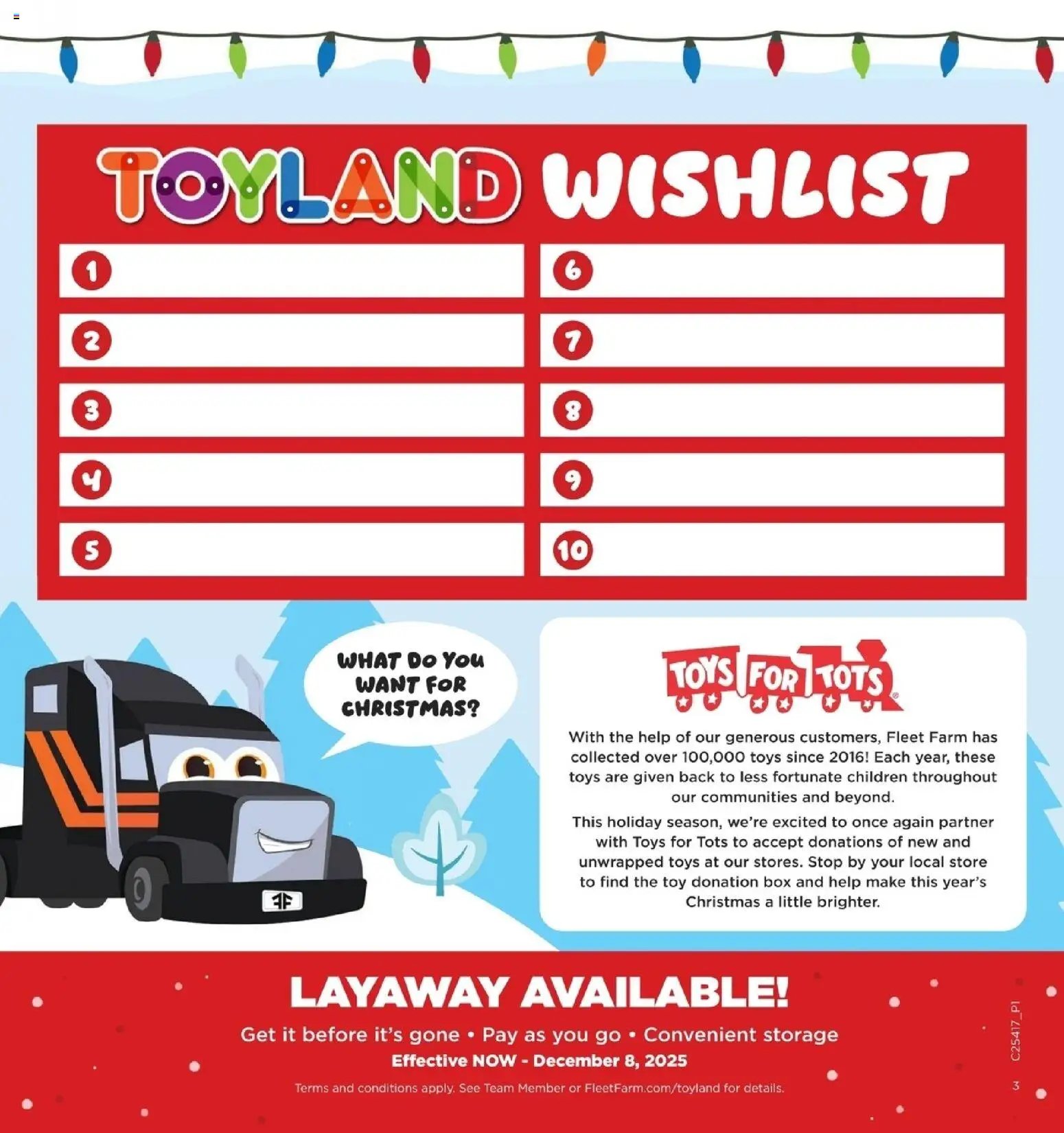Mills Fleet Farm Toyland Catalog