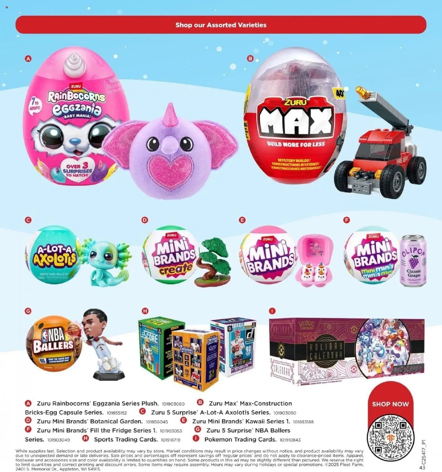 Mills Fleet Farm Toyland Catalog