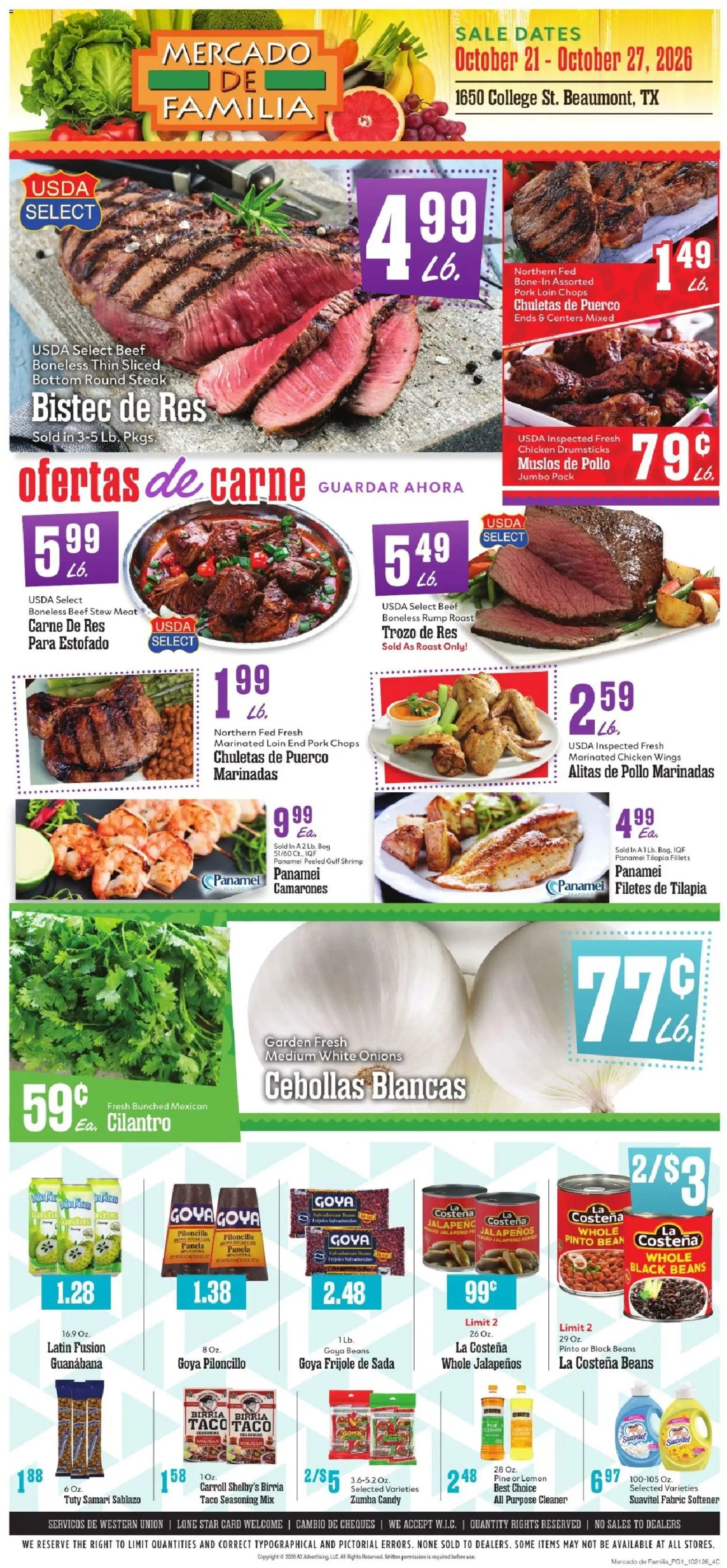 Market Basket Mercado de Familia Weekly Ad