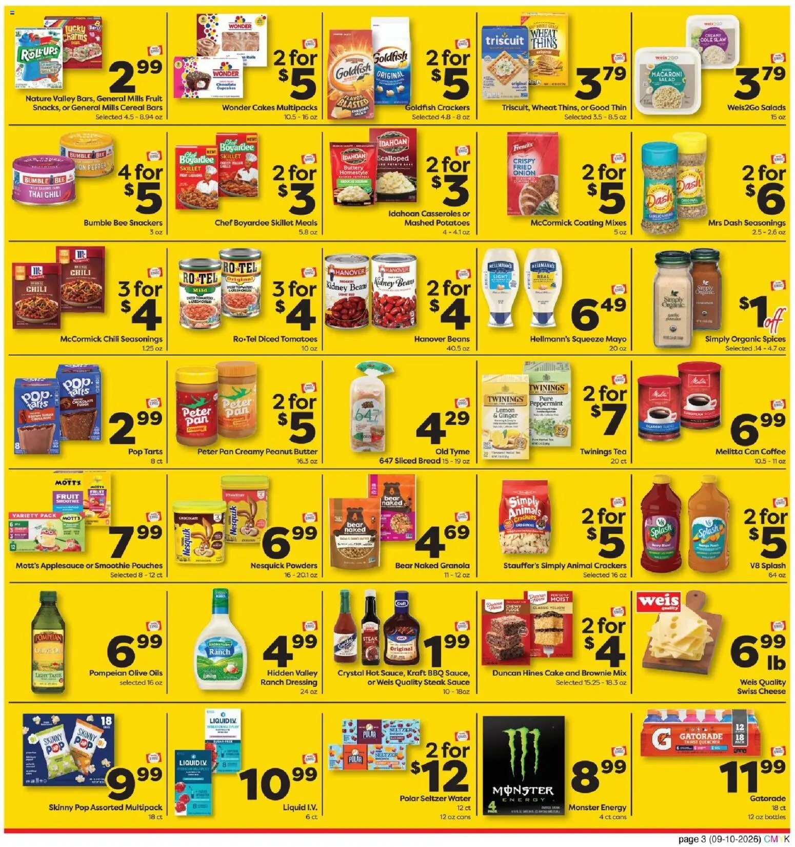 Weis Monthly Ad