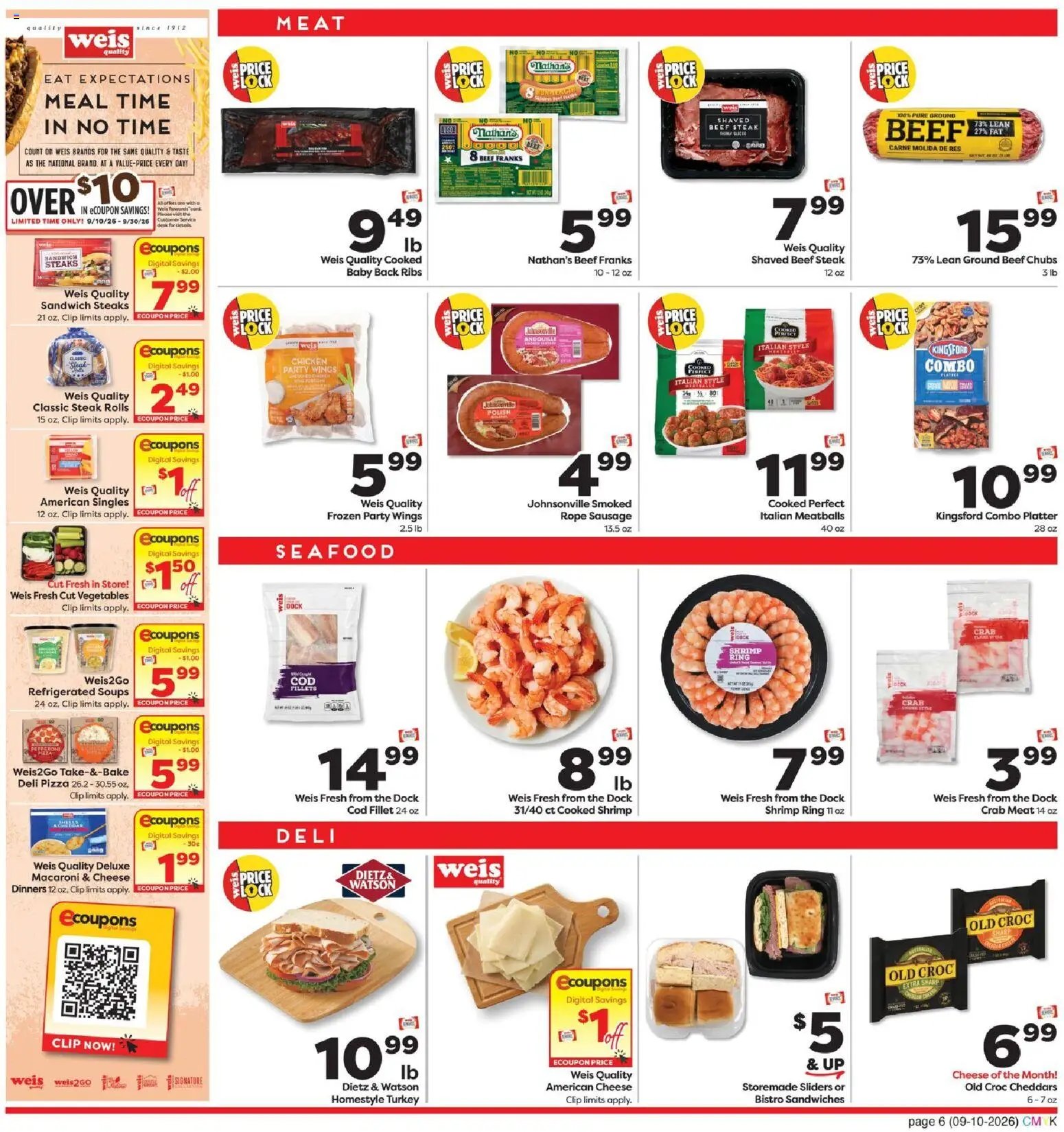 Weis Monthly Ad